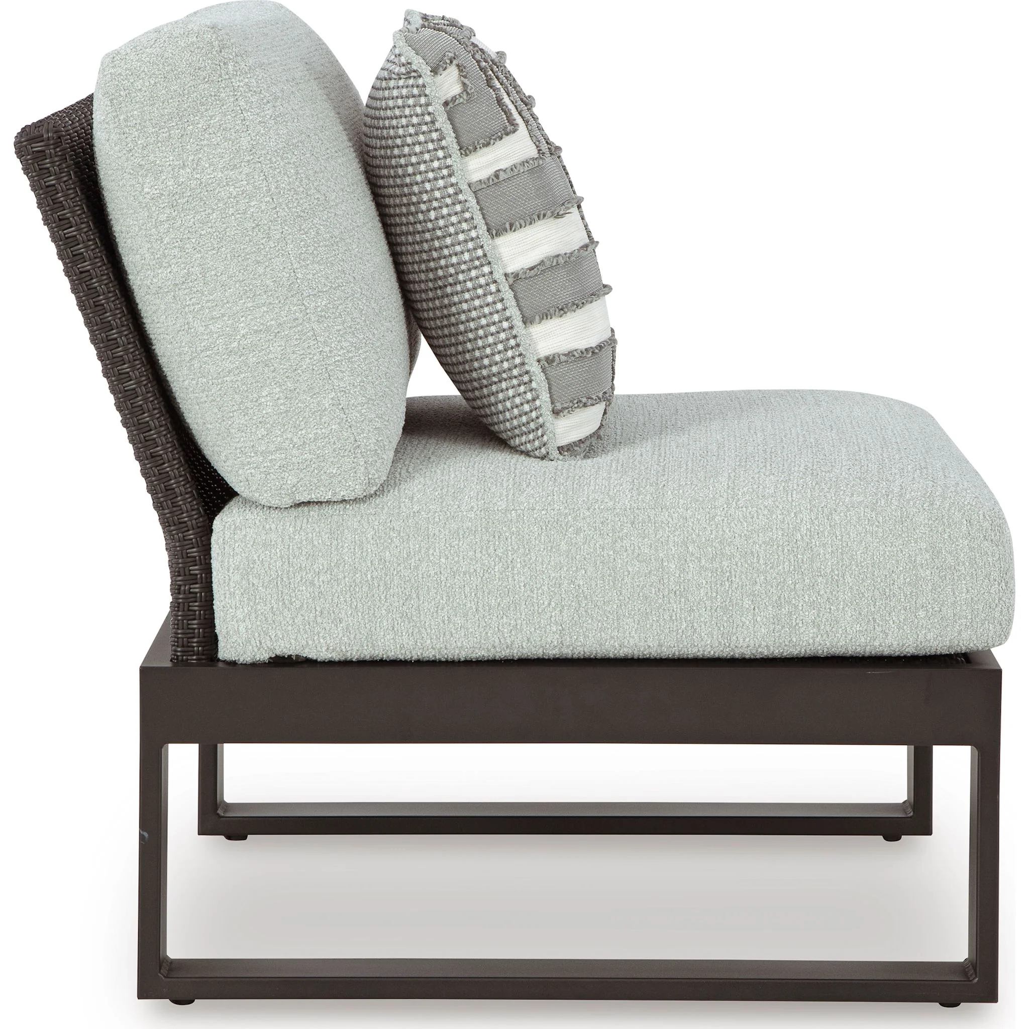 Beachloft Outdoor Modular Armless Chair with Cushion - Image 4