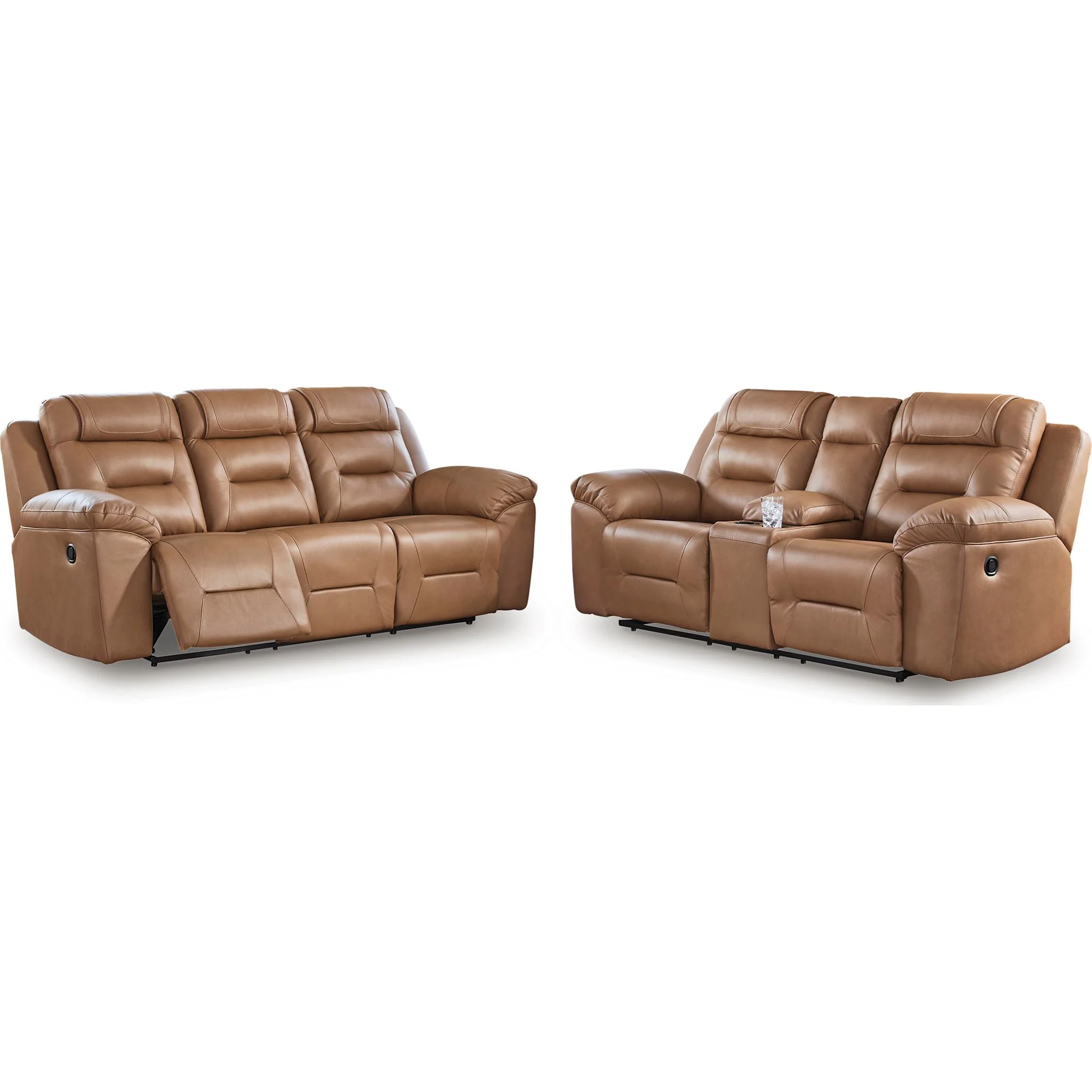 Beaman Peak Reclining Loveseat with Console - Image 13
