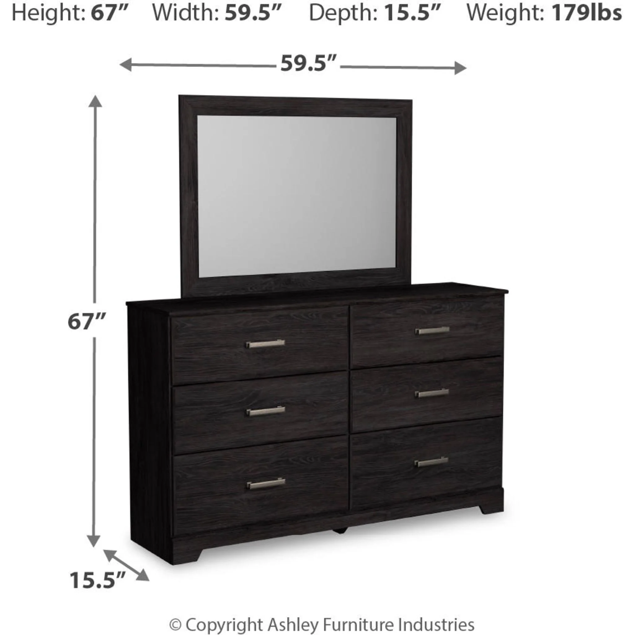 Belachime 5 Piece Panel Bedroom - Image 4