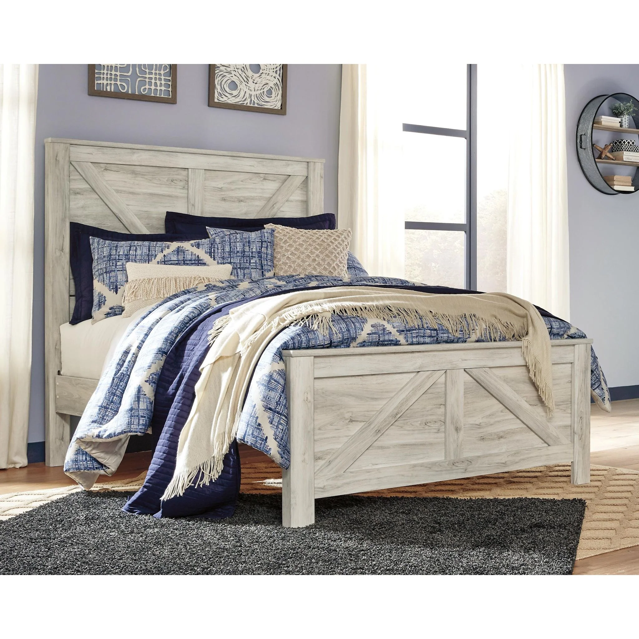 Bellaby 5 Piece Crossbuck Panel Bedroom - Image 18