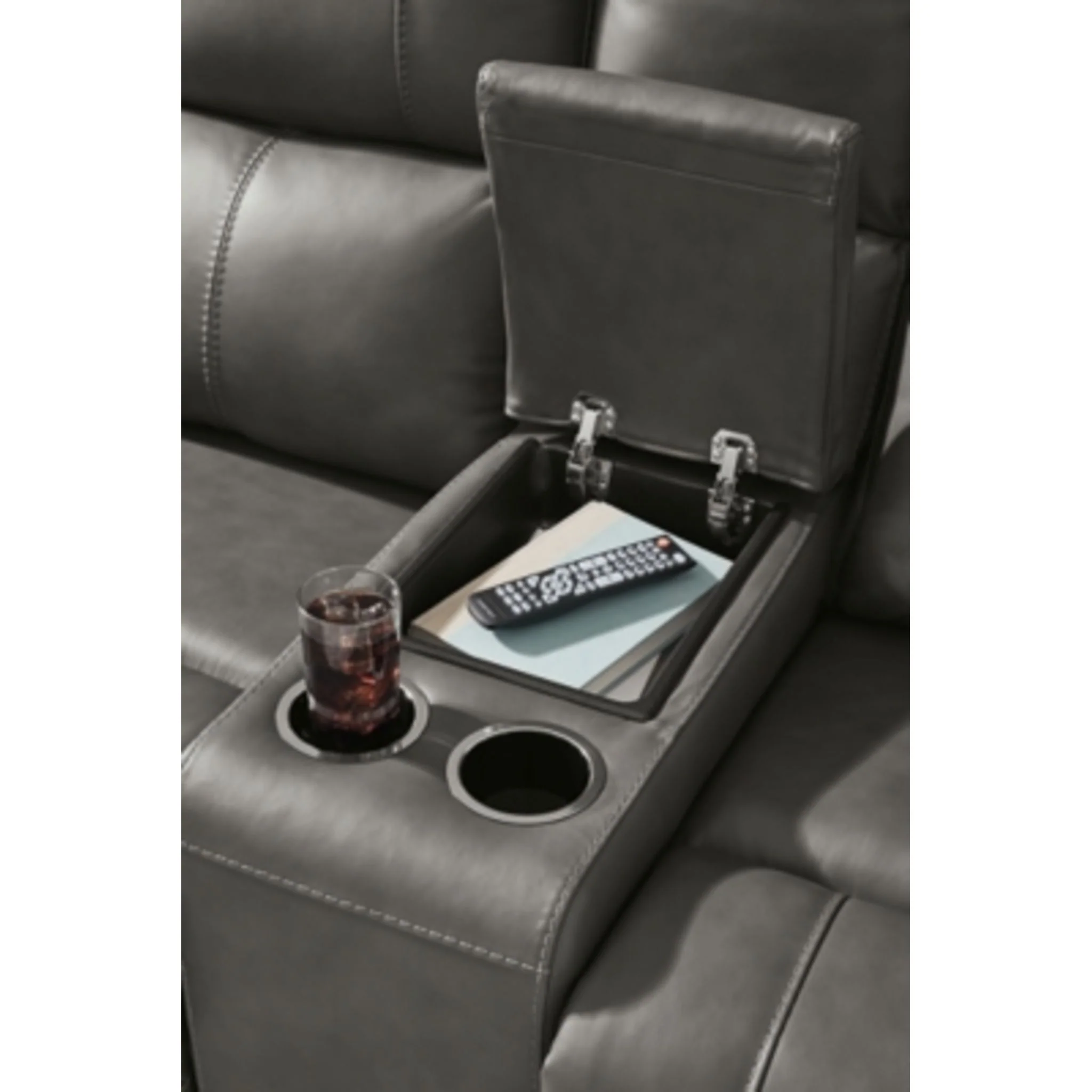 Beryton Power Reclining Loveseat with Console - Image 27