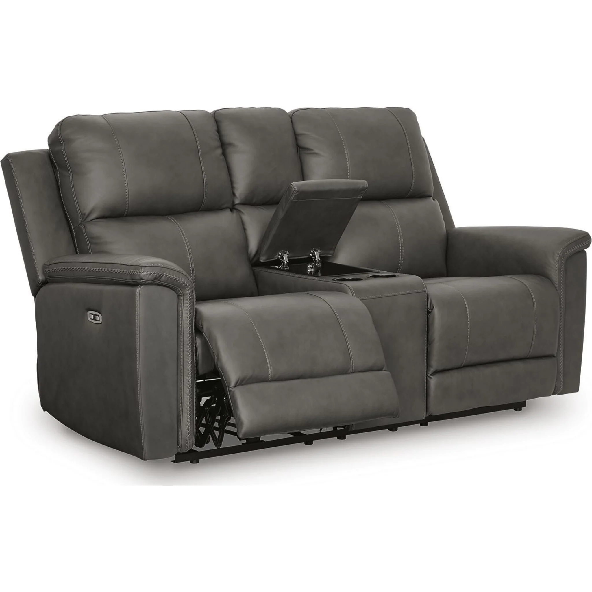 Beryton Power Reclining Loveseat with Console - Image 36