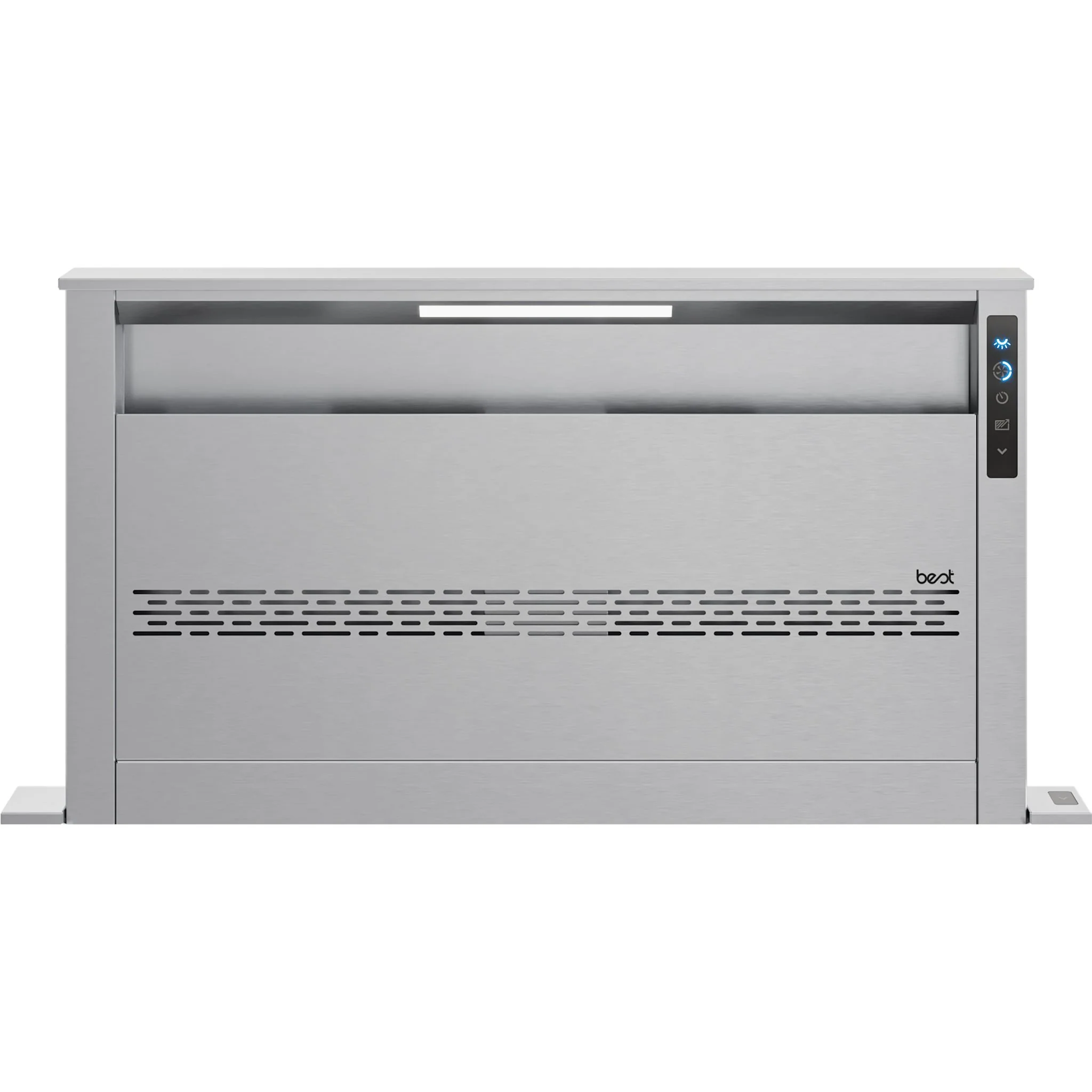 Best Downdraft Slide-In Range (D49M36SB) - Black Stainless - Image 4