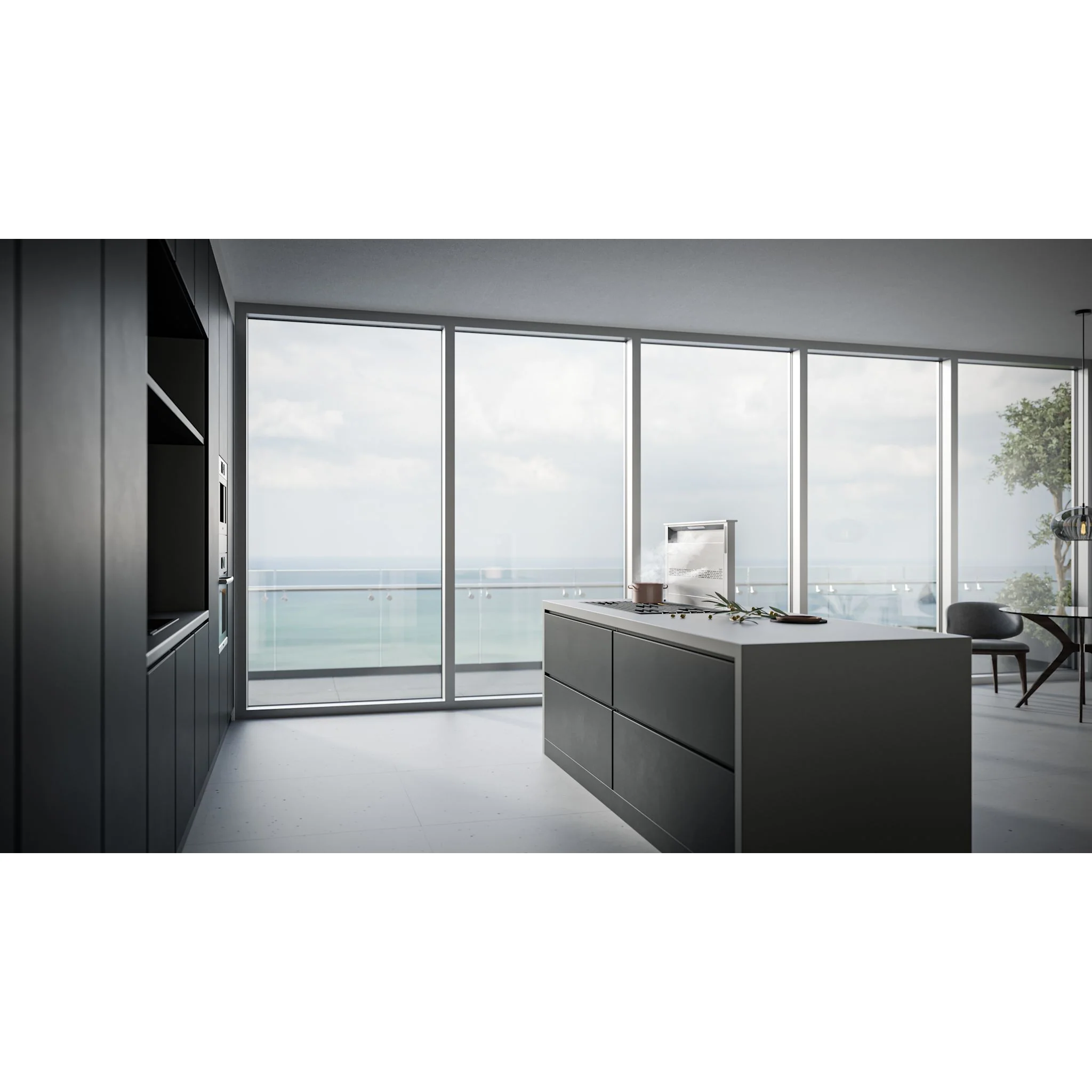 Best Downdraft Slide-In Range (D49M48SB) - Black Stainless - Image 12