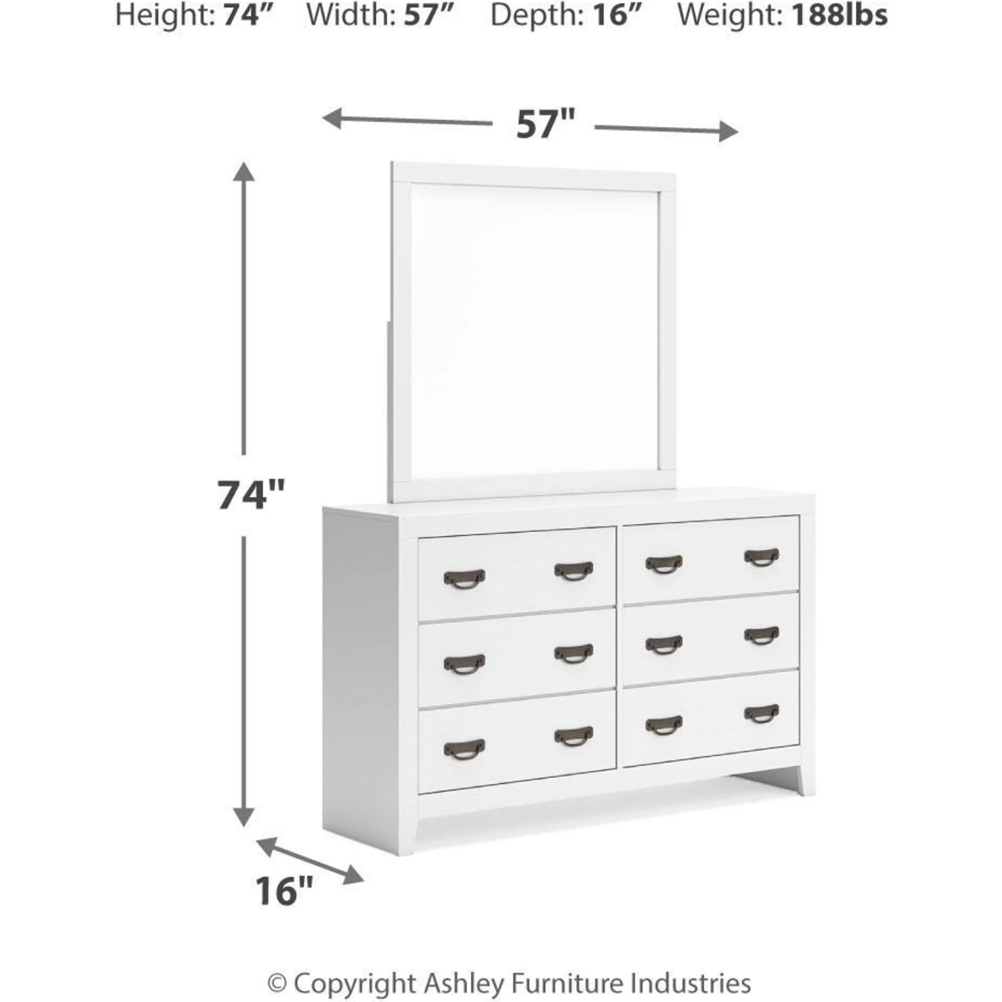 Binterglen 5 Piece Full Panel Bedroom - Image 21