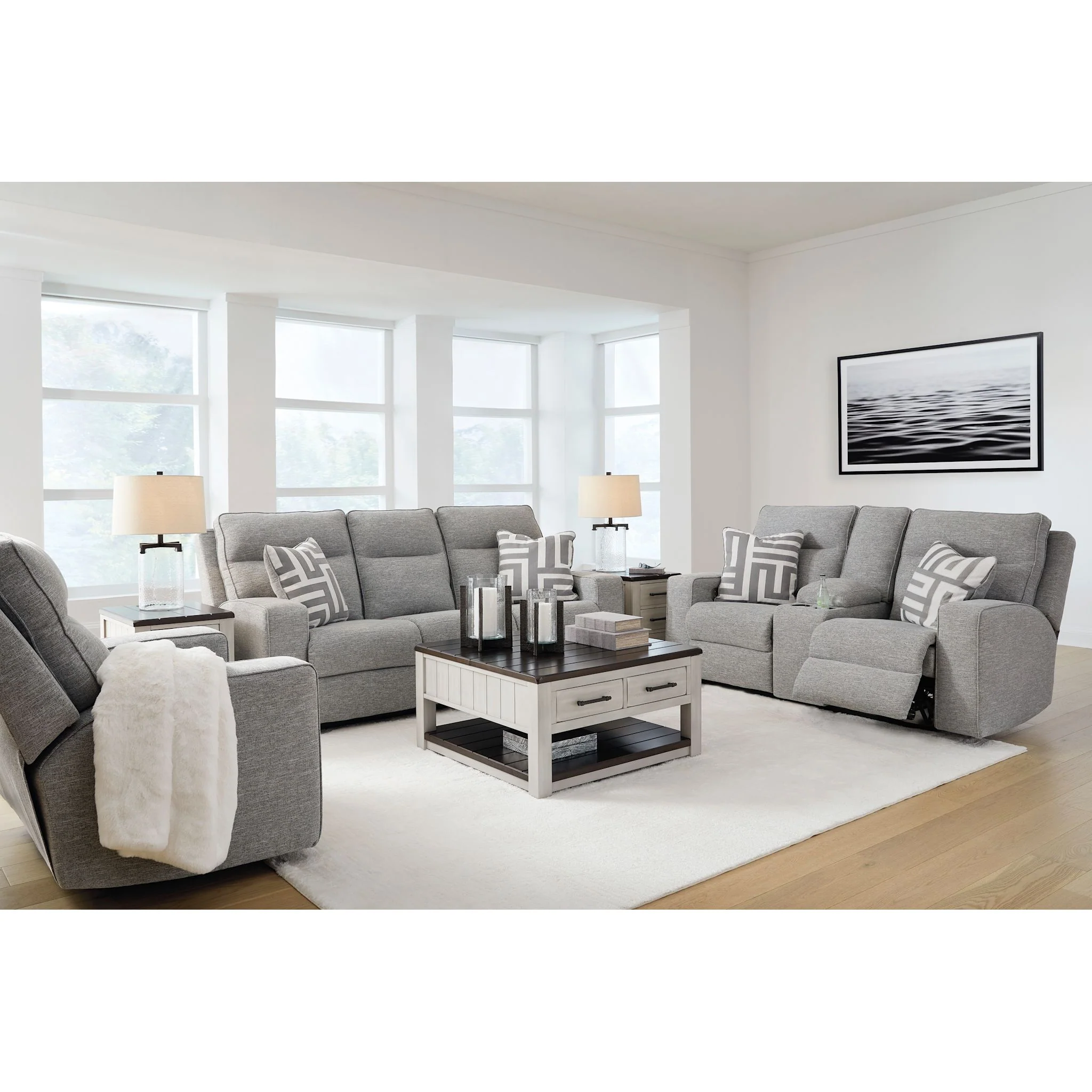 Biscoe Power Recliner with Adjustable Headrest - Image 8