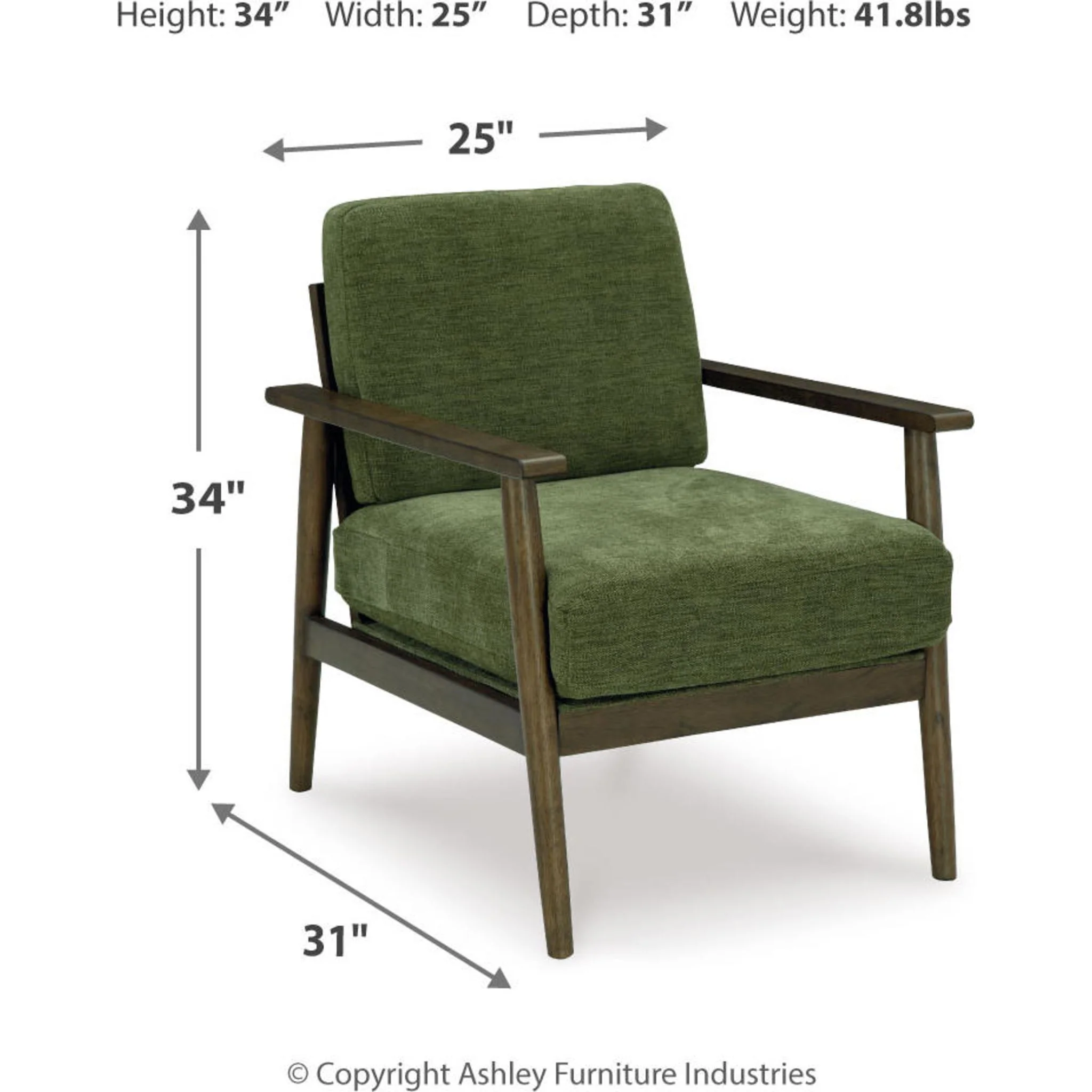 Bixler Showood Accent Chair - Image 5