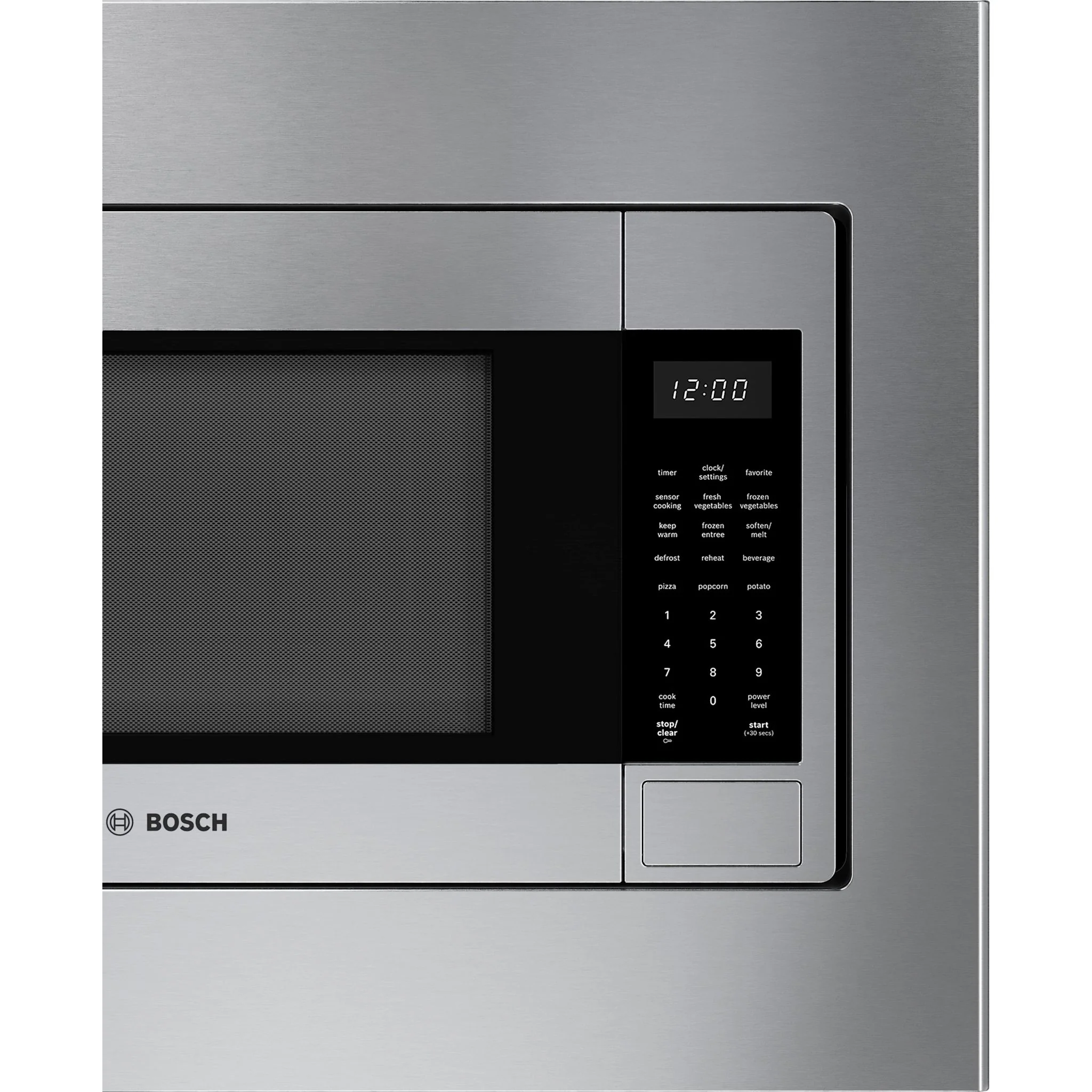 Bosch 300 Series, Built-In Microwave Oven, 24'', Door hinge: Left - Stainless Steel (HMB30155UC) - Image 4