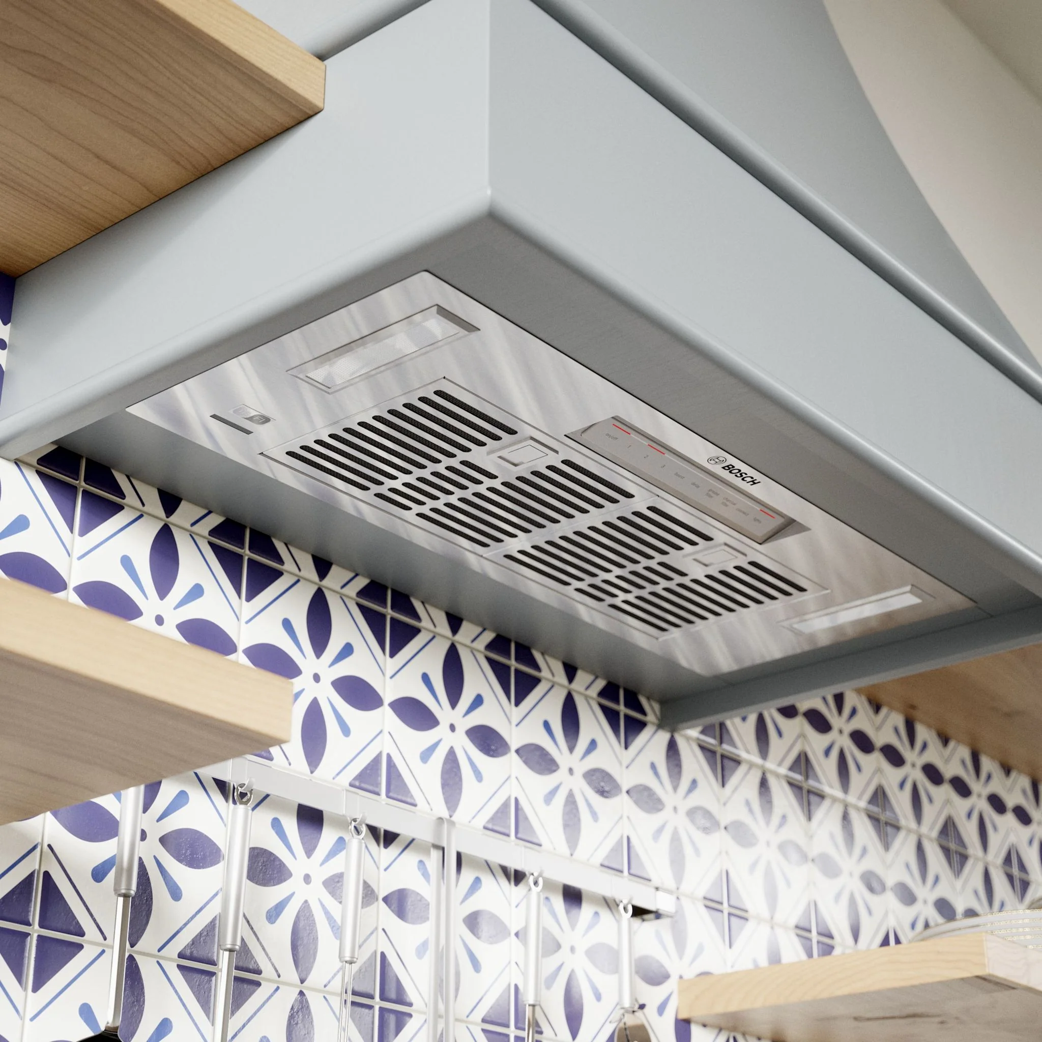 Bosch 300 Series, Canopy cooker hood - Stainless Steel (HUI30253UC) - Image 8
