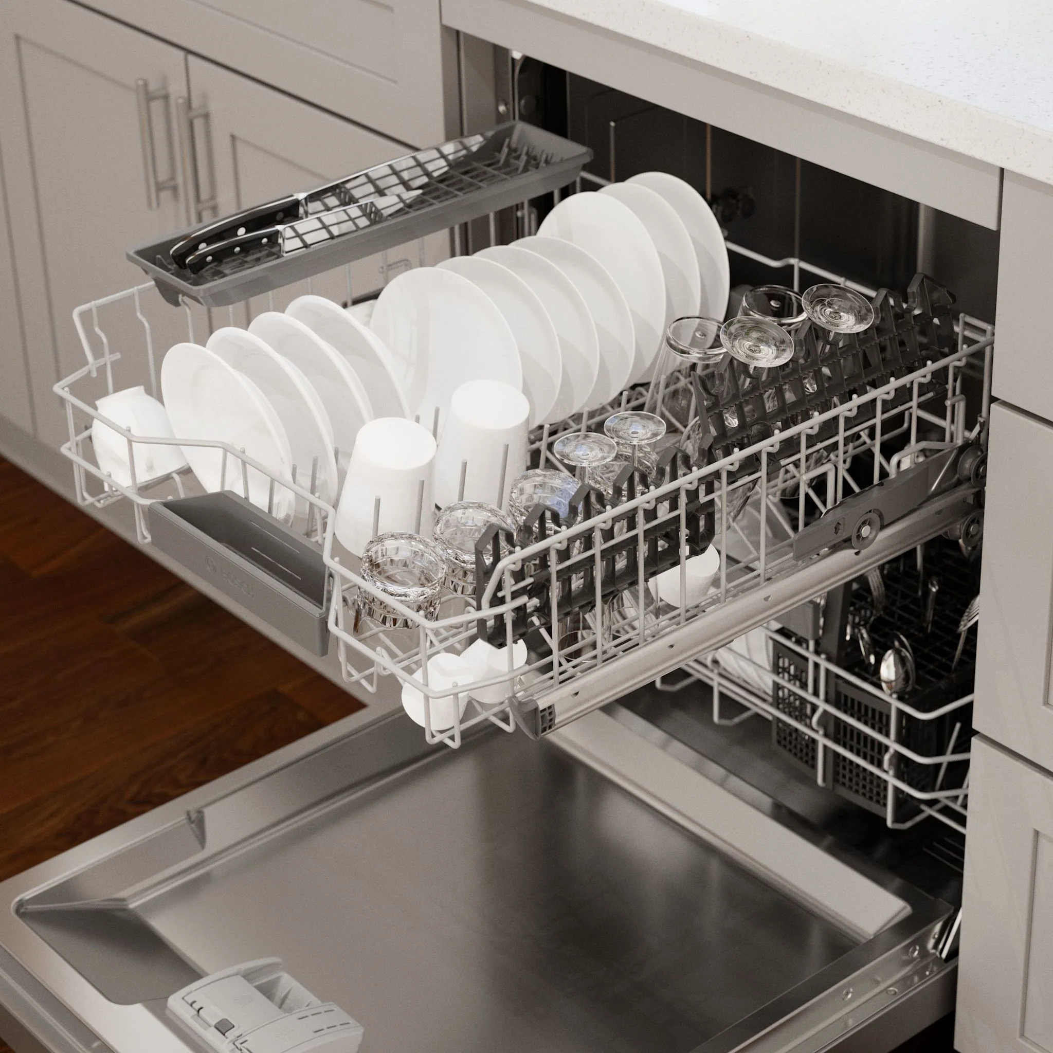 Bosch 300 Series, Dishwasher, 24'' - Stainless Steel (SGE53C55UC) - Image 13