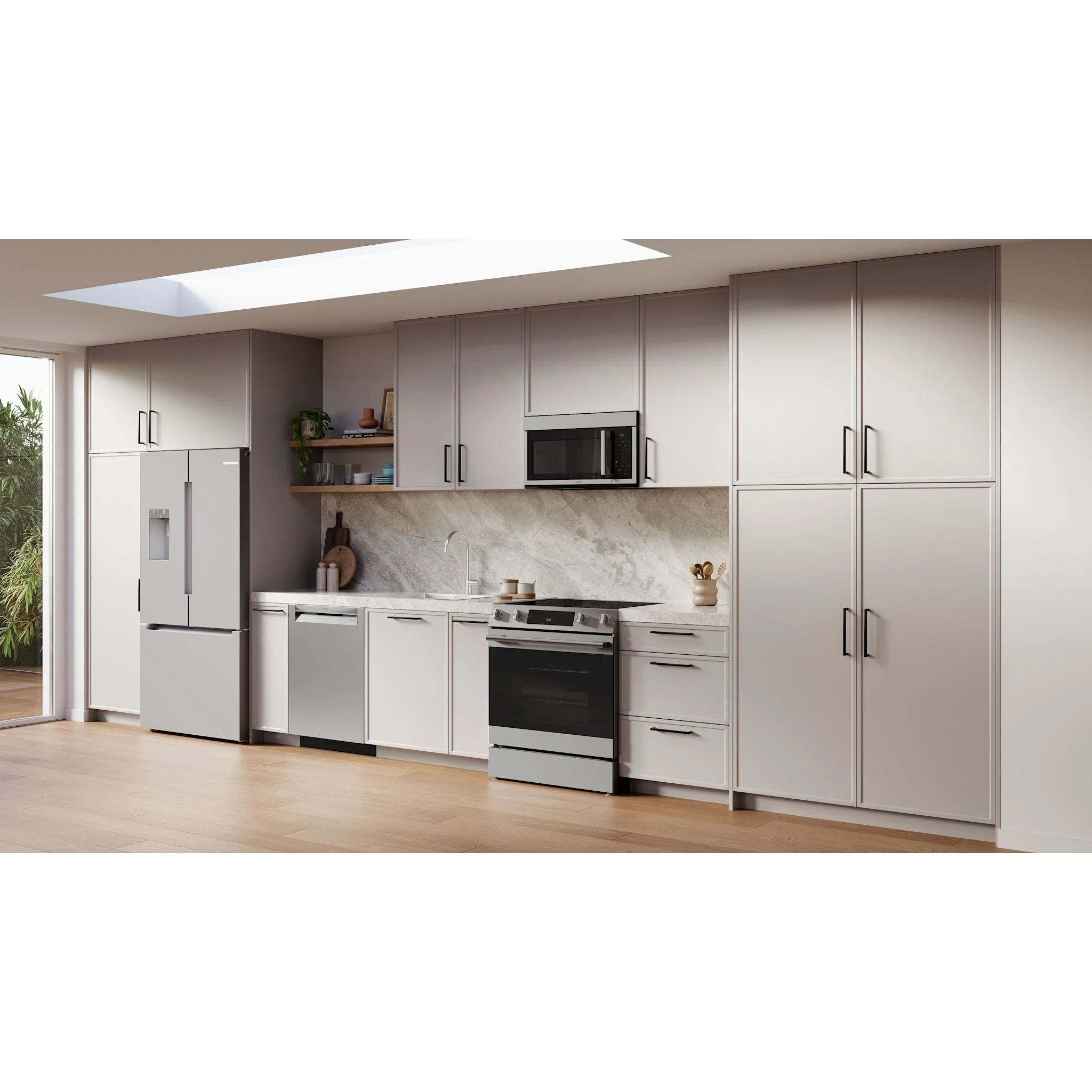 Bosch 300 Series Electric Slide-In Range - Stainless Steel (HEF3050MC) - Image 12