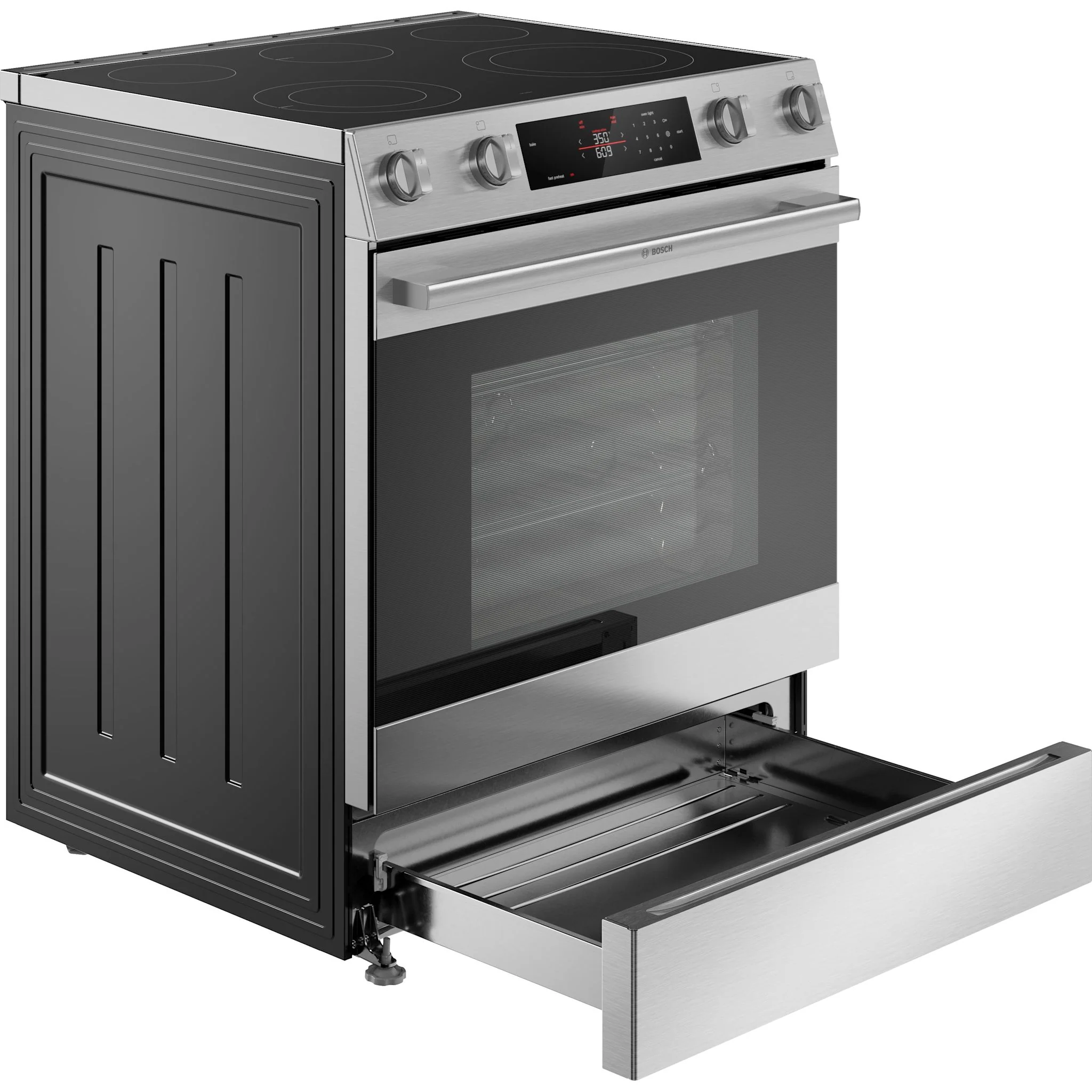 Bosch 300 Series Electric Slide-In Range - Stainless Steel (HEF3050MC) - Image 5