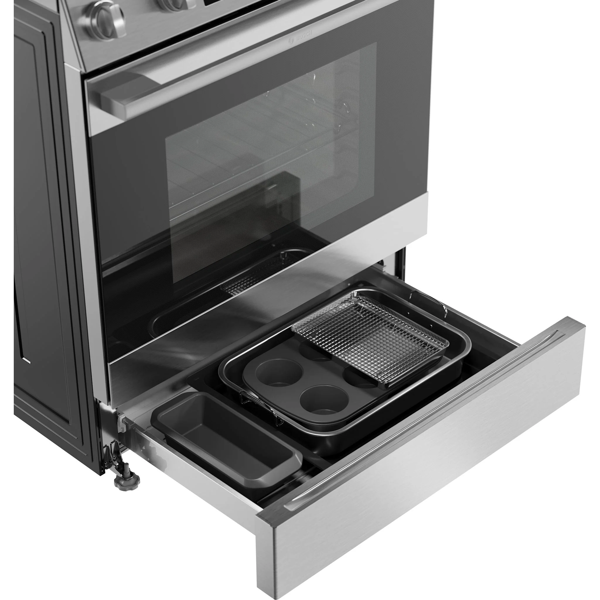 Bosch 300 Series Electric Slide-In Range - Stainless Steel (HEF3050MC) - Image 9