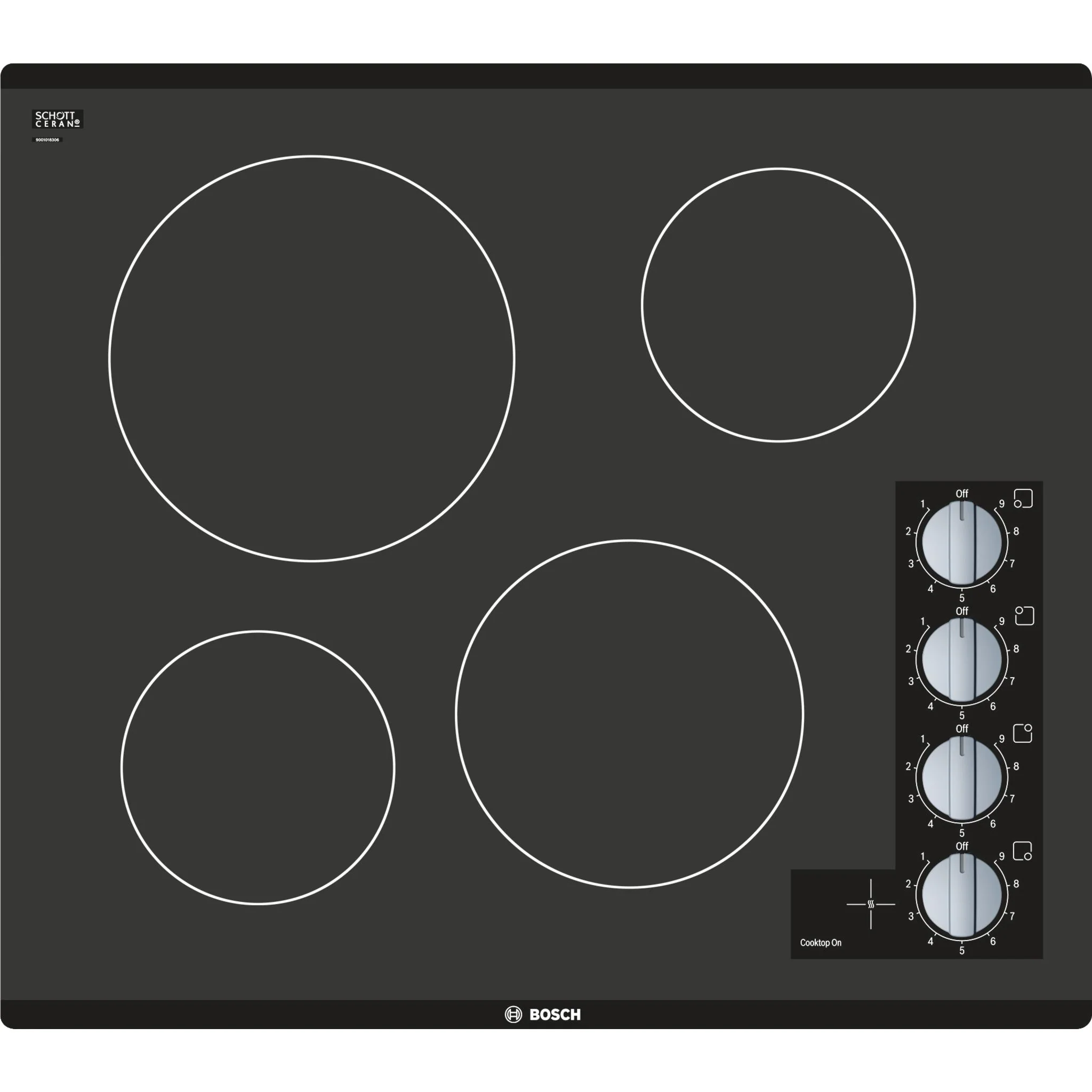 Bosch 500 Series, Electric Cooktop, 24",  - Black (NEM5466UC) - Image 14