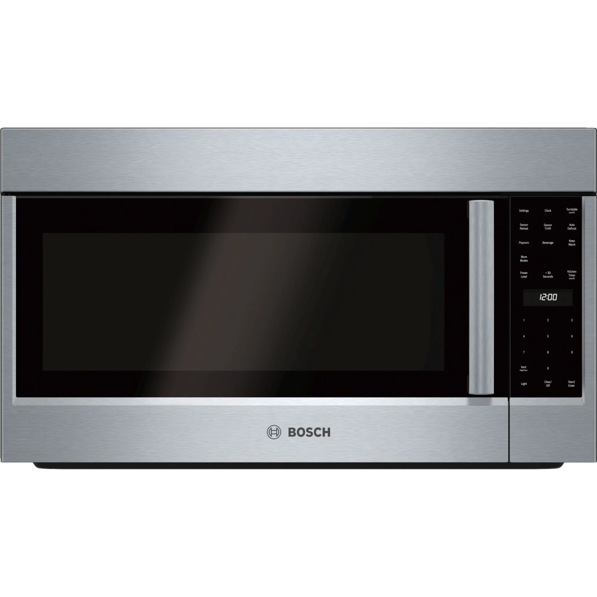 Bosch 500 Series, Over-The-Range Microwave, 76 x 45 cm - Stainless Steel (HMV5053C)