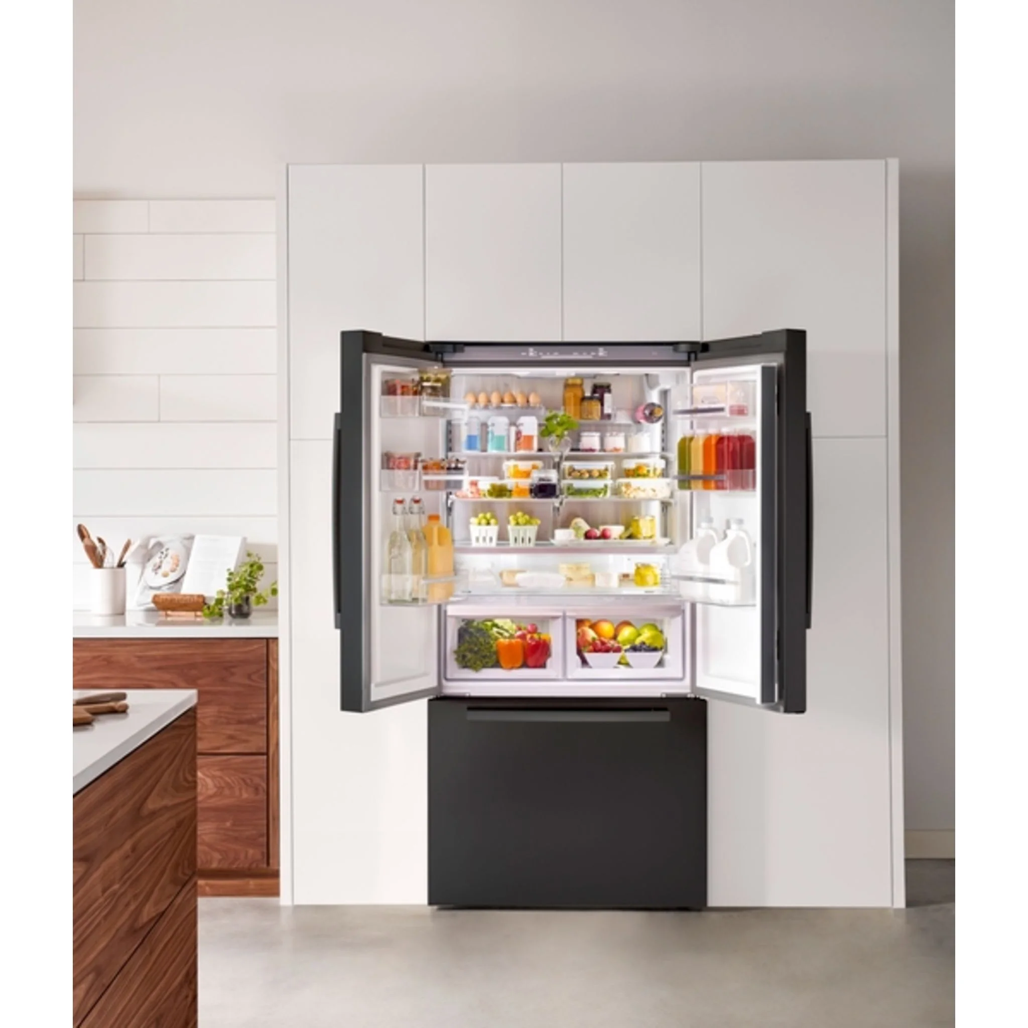 Bosch 800 Series, French Door Bottom Mount, 36'' - Black Stainless Steel (B36CT80SNB) - Image 12