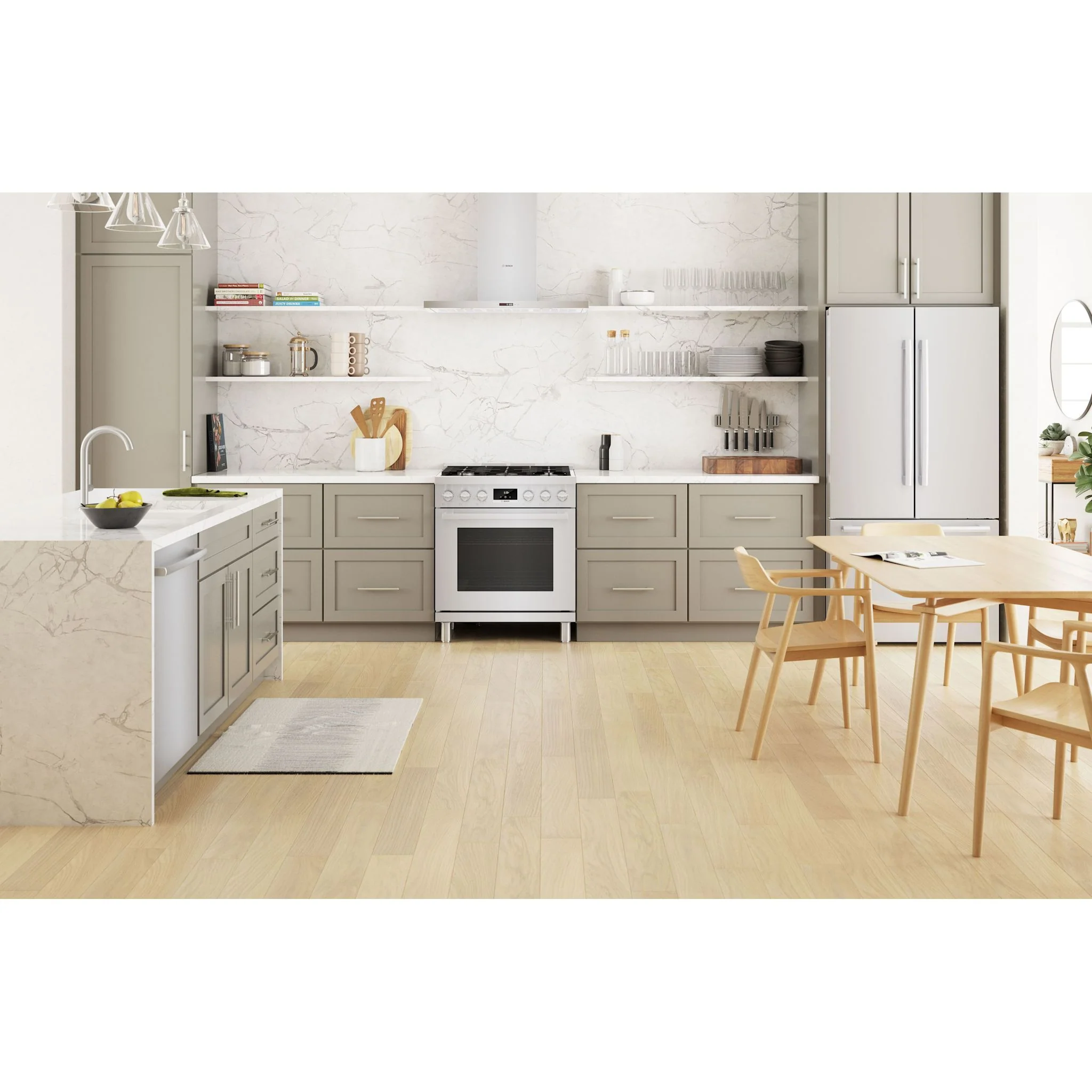 Bosch 800 Series, Gas Freestanding Range, 30'' - Stainless Steel (HGS8055UC) - Image 16