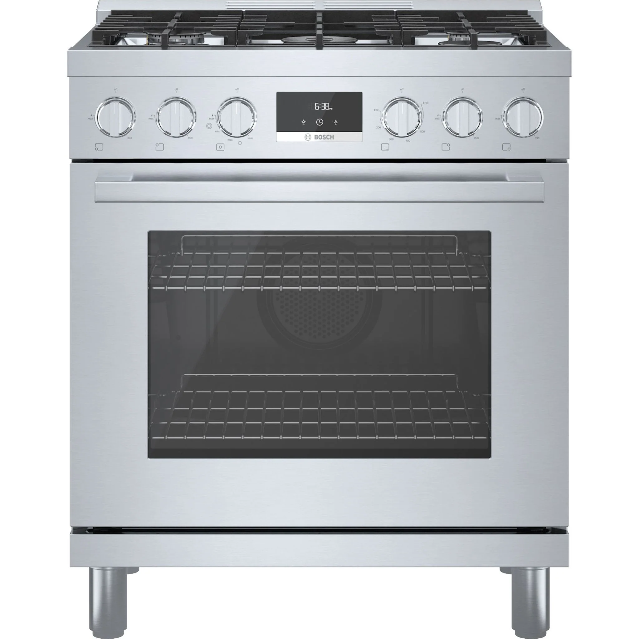 Bosch 800 Series, Gas Freestanding Range, 30'' - Stainless Steel (HGS8055UC) - Image 4