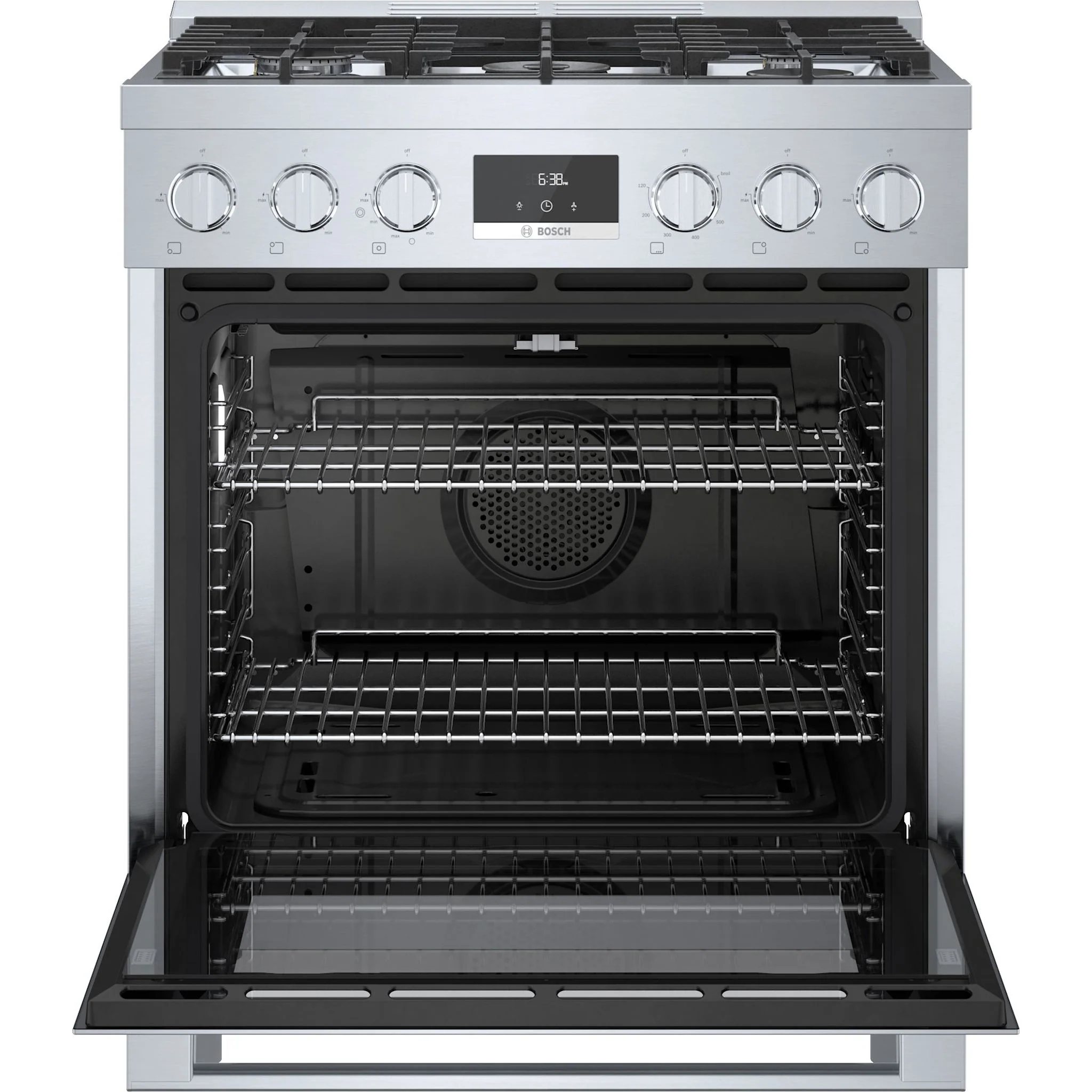 Bosch 800 Series, Gas Freestanding Range, 30'' - Stainless Steel (HGS8055UC) - Image 8