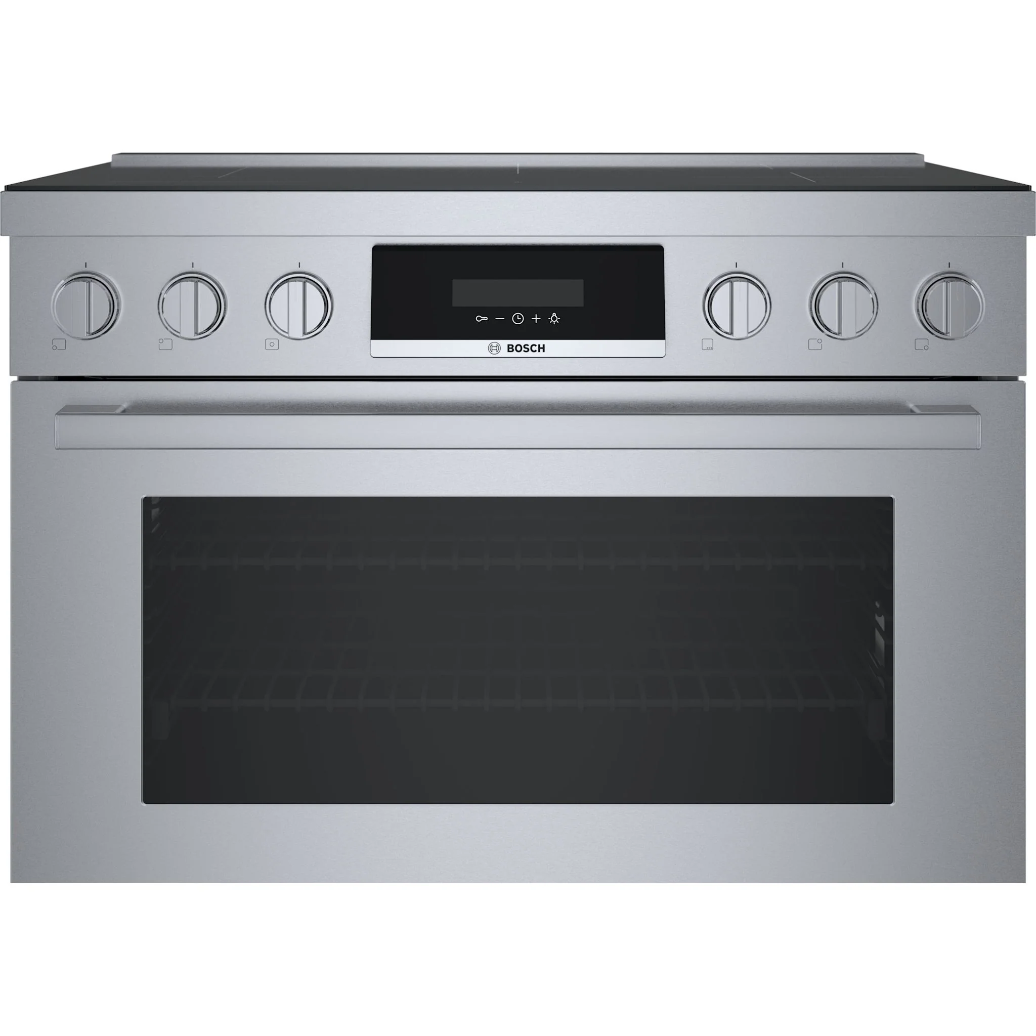 Bosch 800 Series, Induction freestanding range cooker - Stainless Steel (HIS8655C) - Image 2