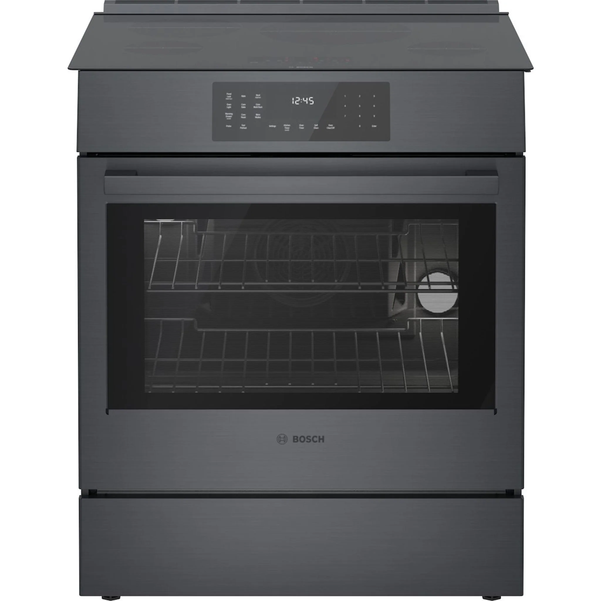 Bosch 800 Series, Induction Slide-in Range - Black Stainless Steel (HII8047C)