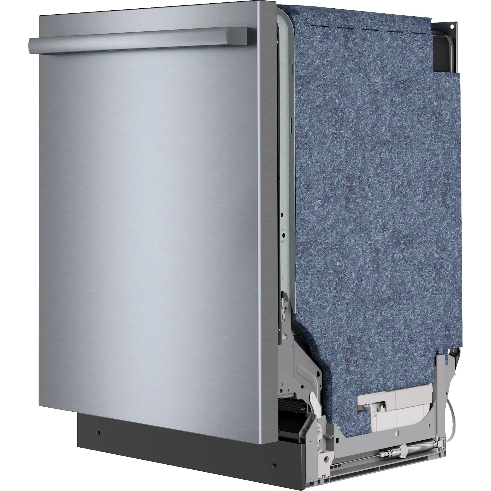 Bosch Bar Hndl, 5/3 cycles, 44 dBA, Std 3rd Rack, ZoneWash, AutoAir - SS - Stainless Steel (SHX65DM5N) - Image 2