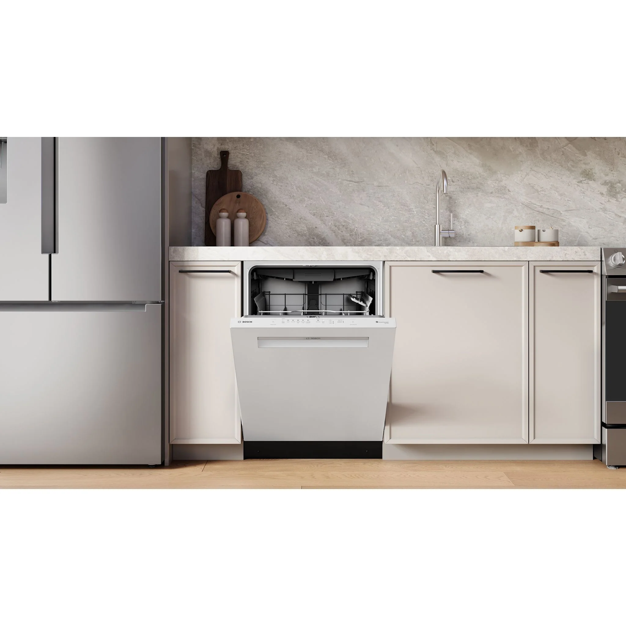 Bosch Dishwasher, 300 Series, Stainless Dishwasher, 46 Dba Dishwasher, 3rd Rack Dishwasher - (SHP53EM2N) - Image 9