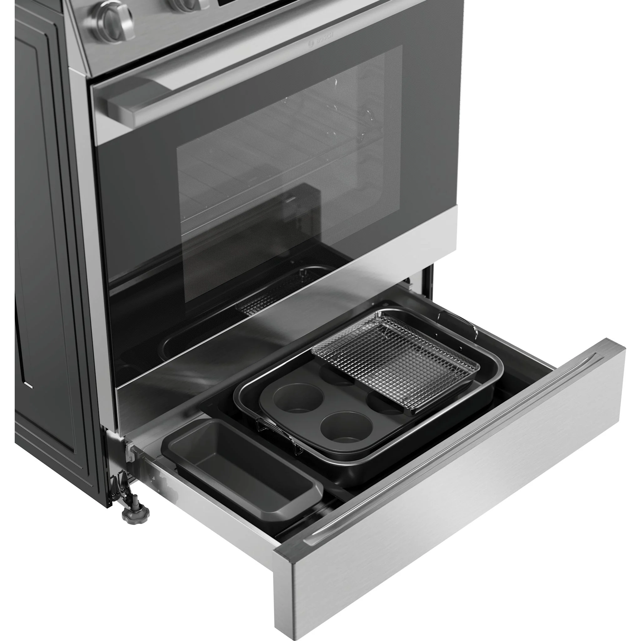 Bosch Gas Range, 300 Series Range, Convection Oven, Air Fry Gas Range, Self Clean Oven - Stainless steel (HGF3050MUC) - Image 5
