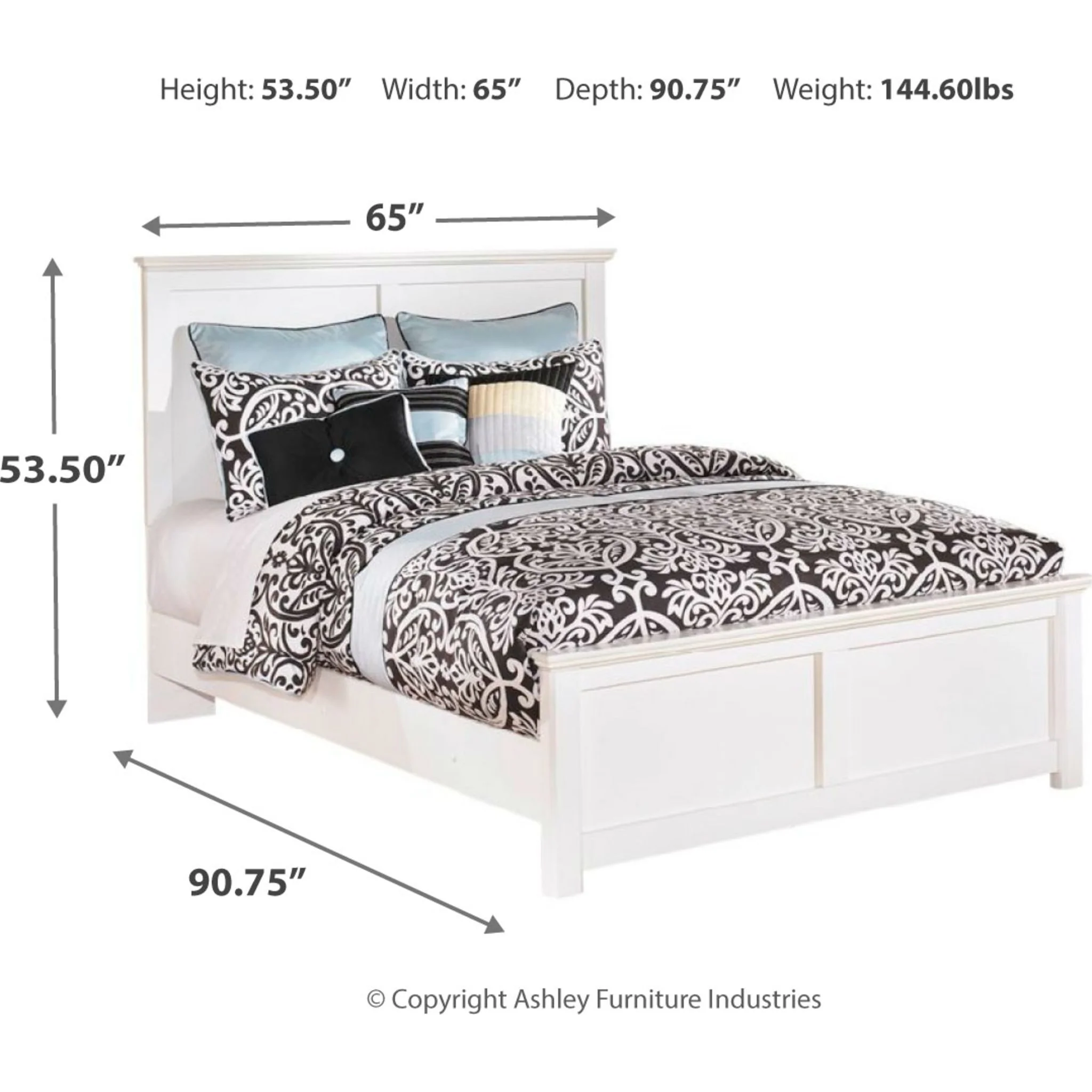 Bostwick Shoals 5 Piece Panel Bedroom - Image 9
