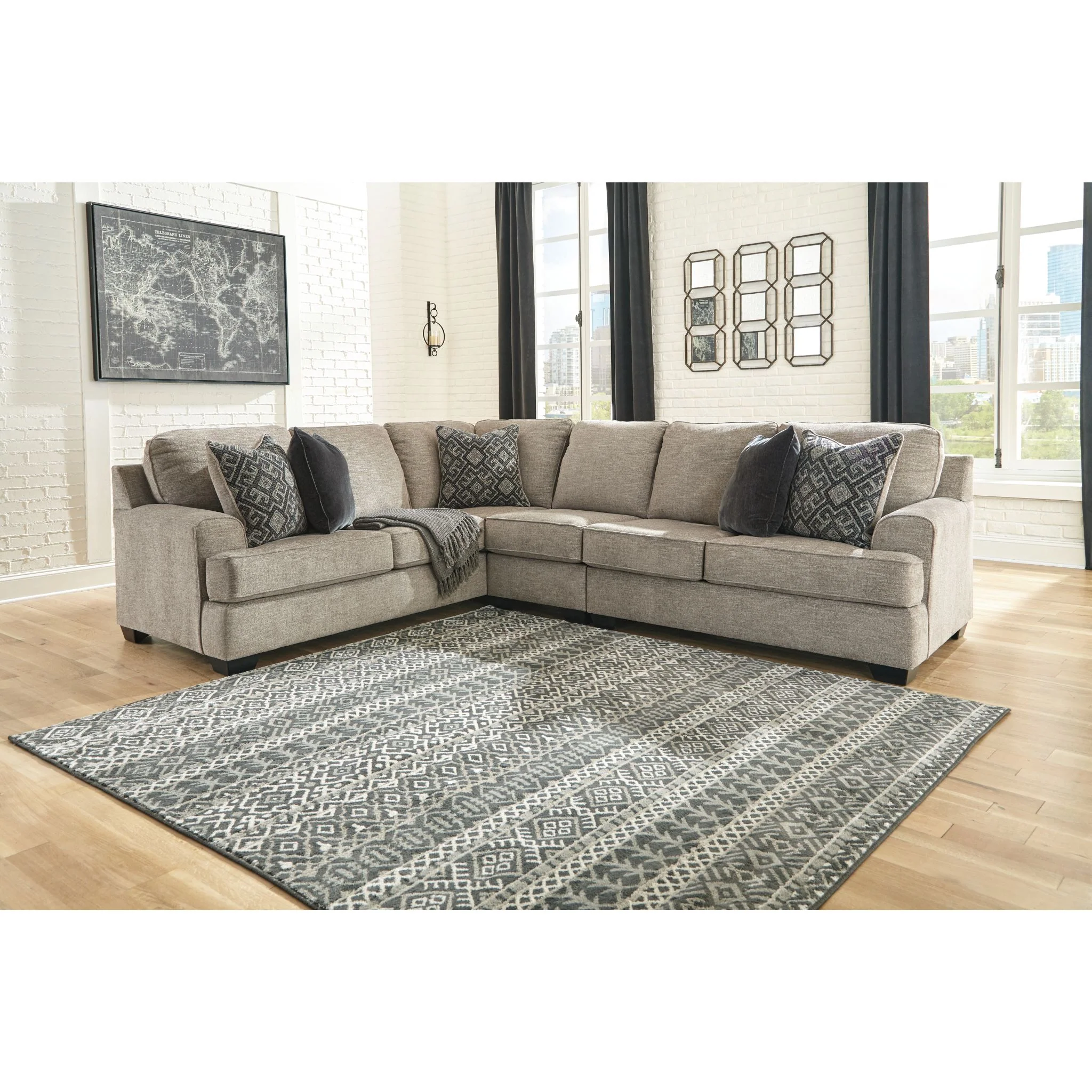Bovarian 3 Piece Sectional - Image 7