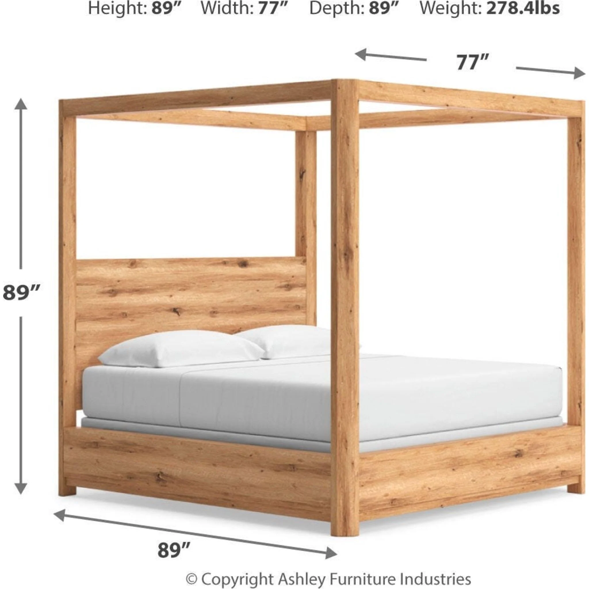 Bracken-Exclusive Canopy Bed - Image 7