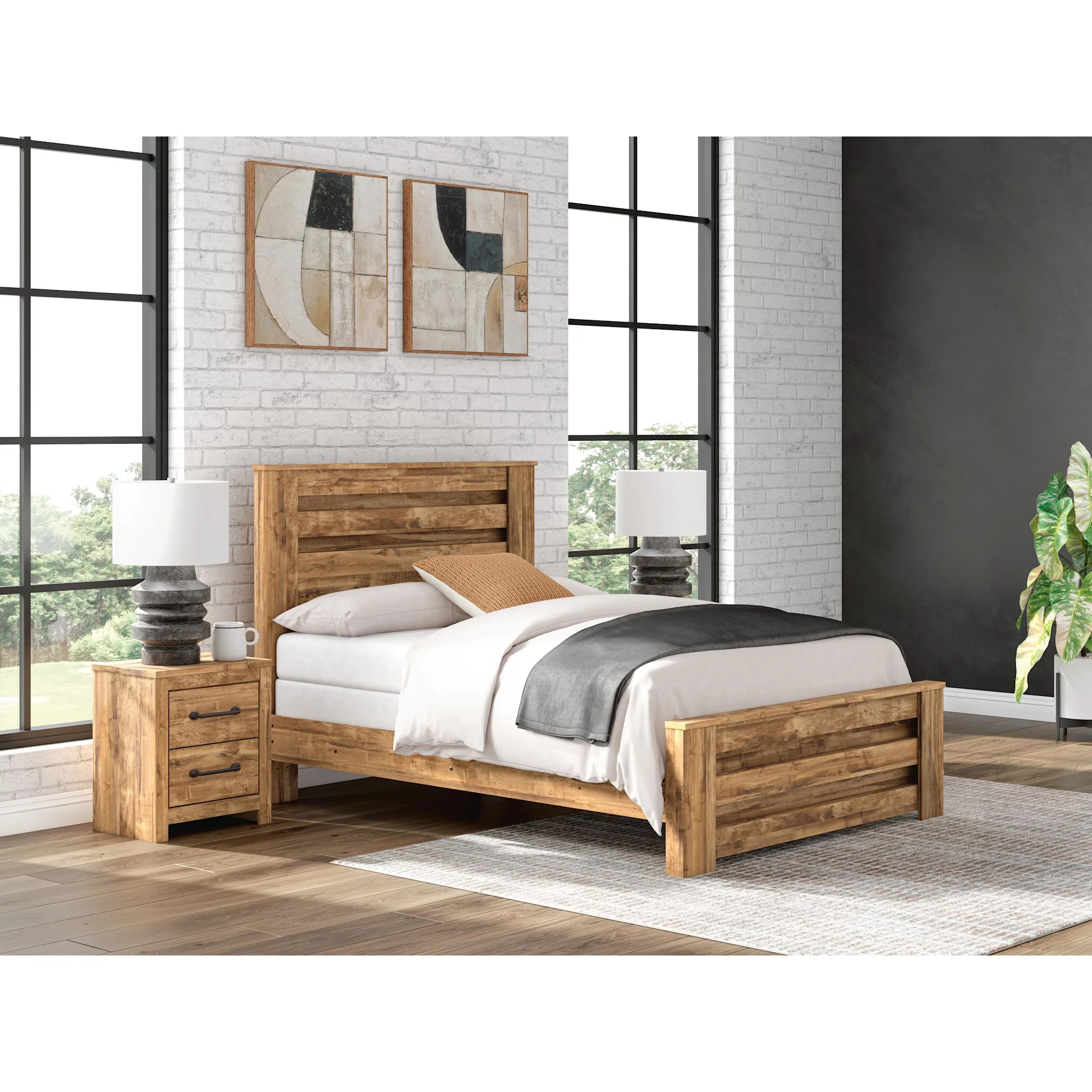 Branstony Queen Panel Bed - Image 2