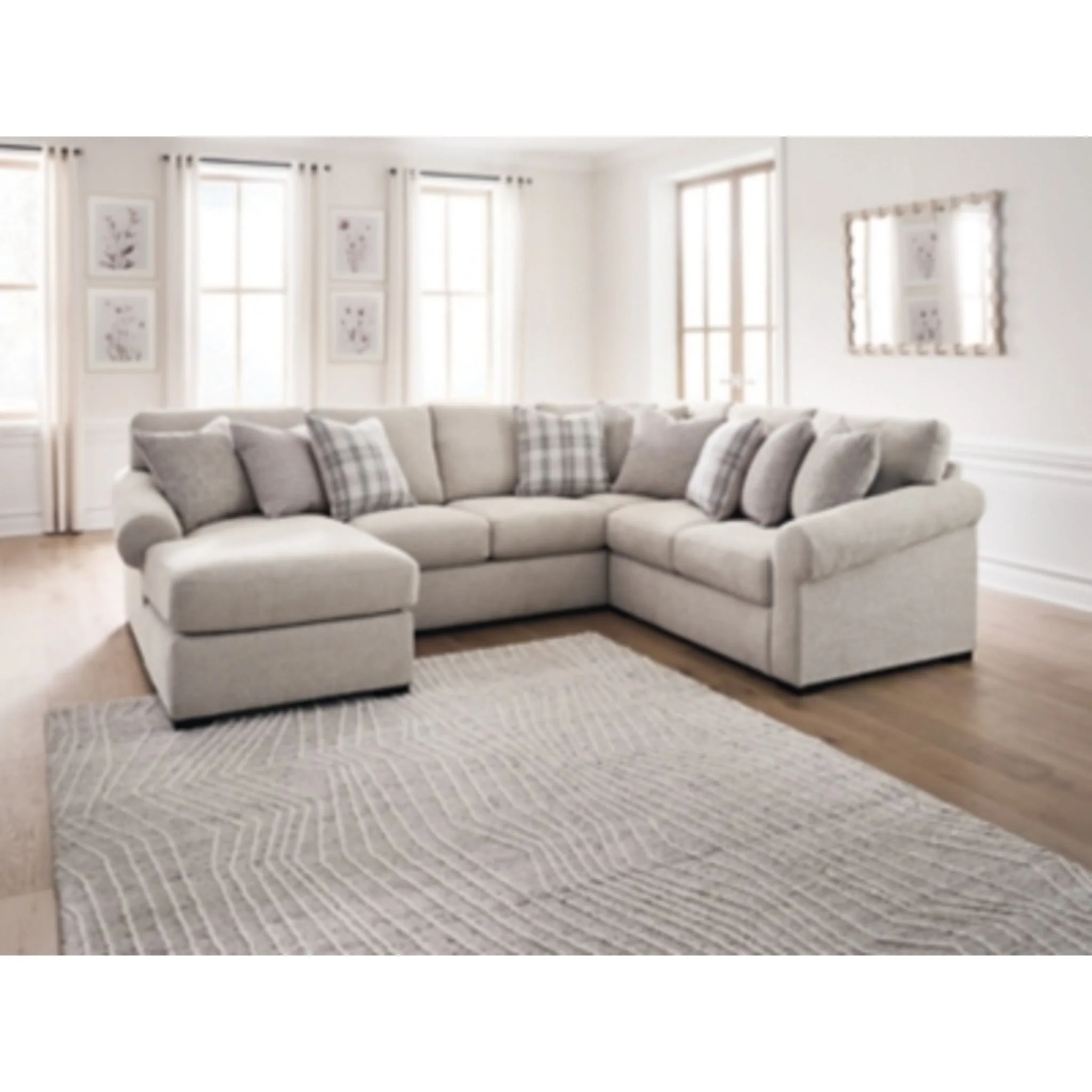 Bridgemont-Exclusive 4 Piece Sectional with Chaise - Image 22