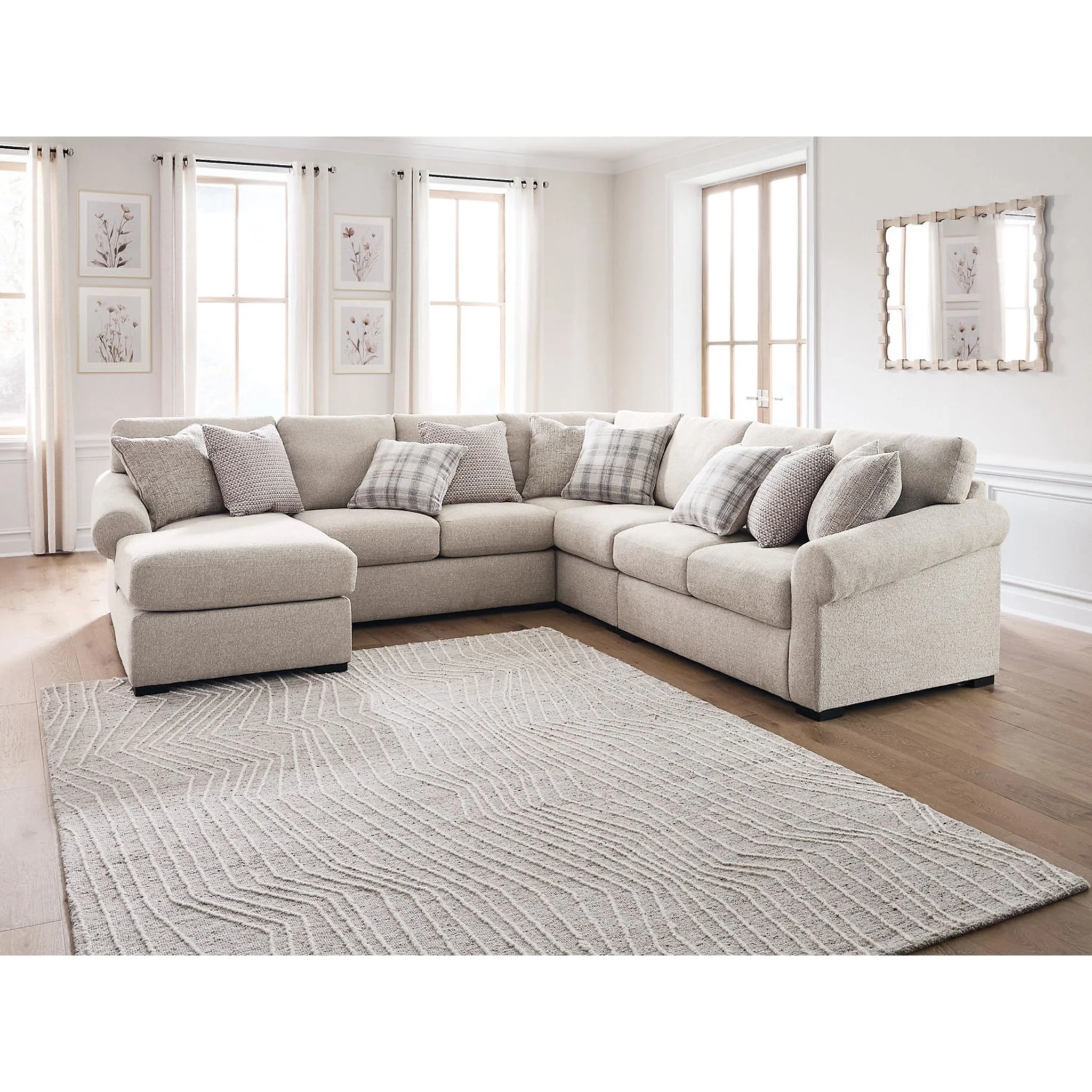 Bridgemont-Exclusive 5 Piece Sectional with Chaise - Image 19