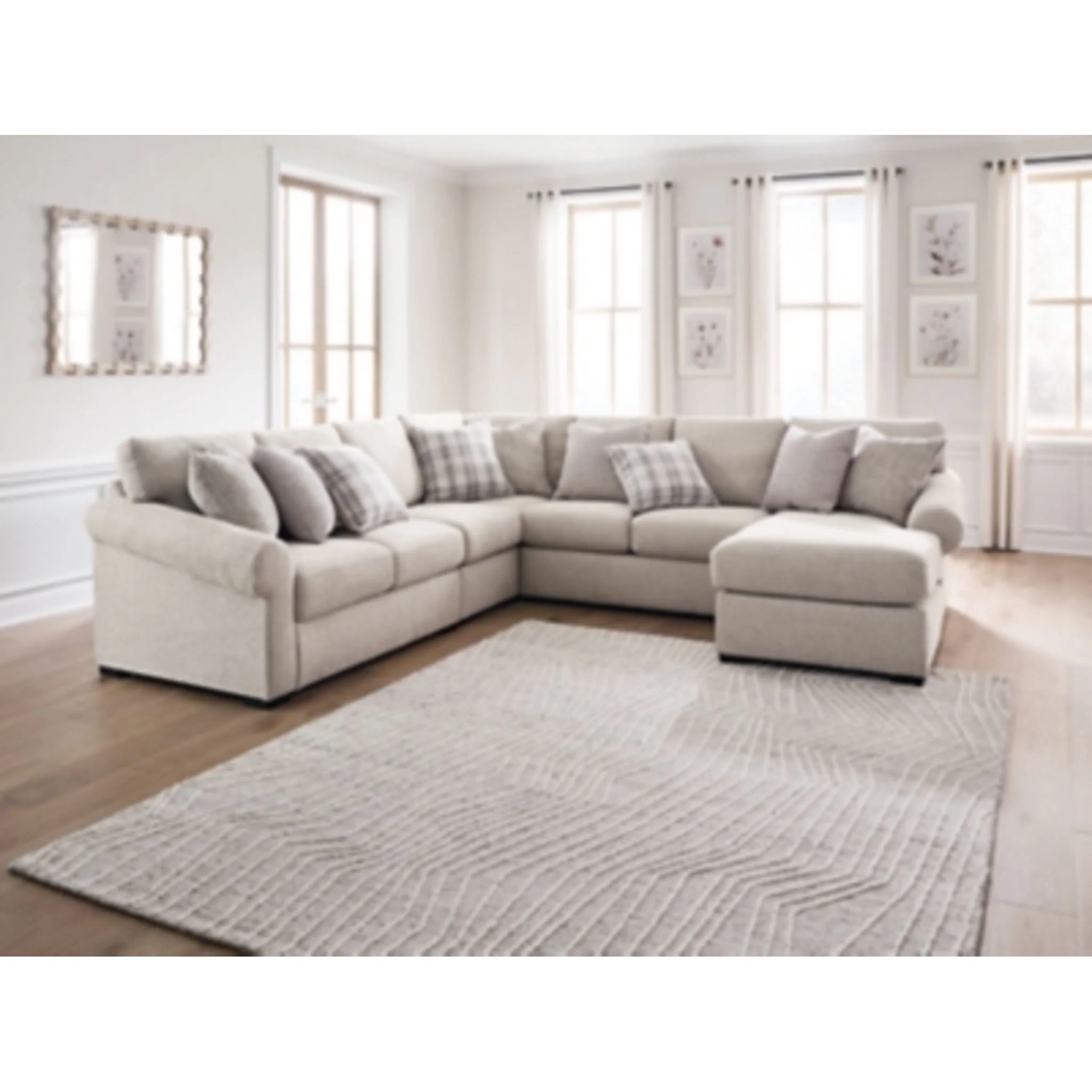 Bridgemont-Exclusive 5 Piece Sectional with Chaise - Image 9
