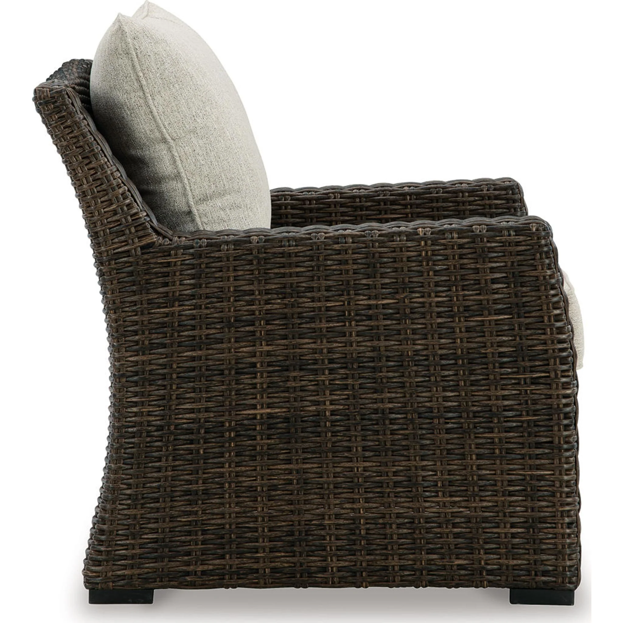 Brook Ranch Outdoor Lounge Chair with Cushion - Image 11
