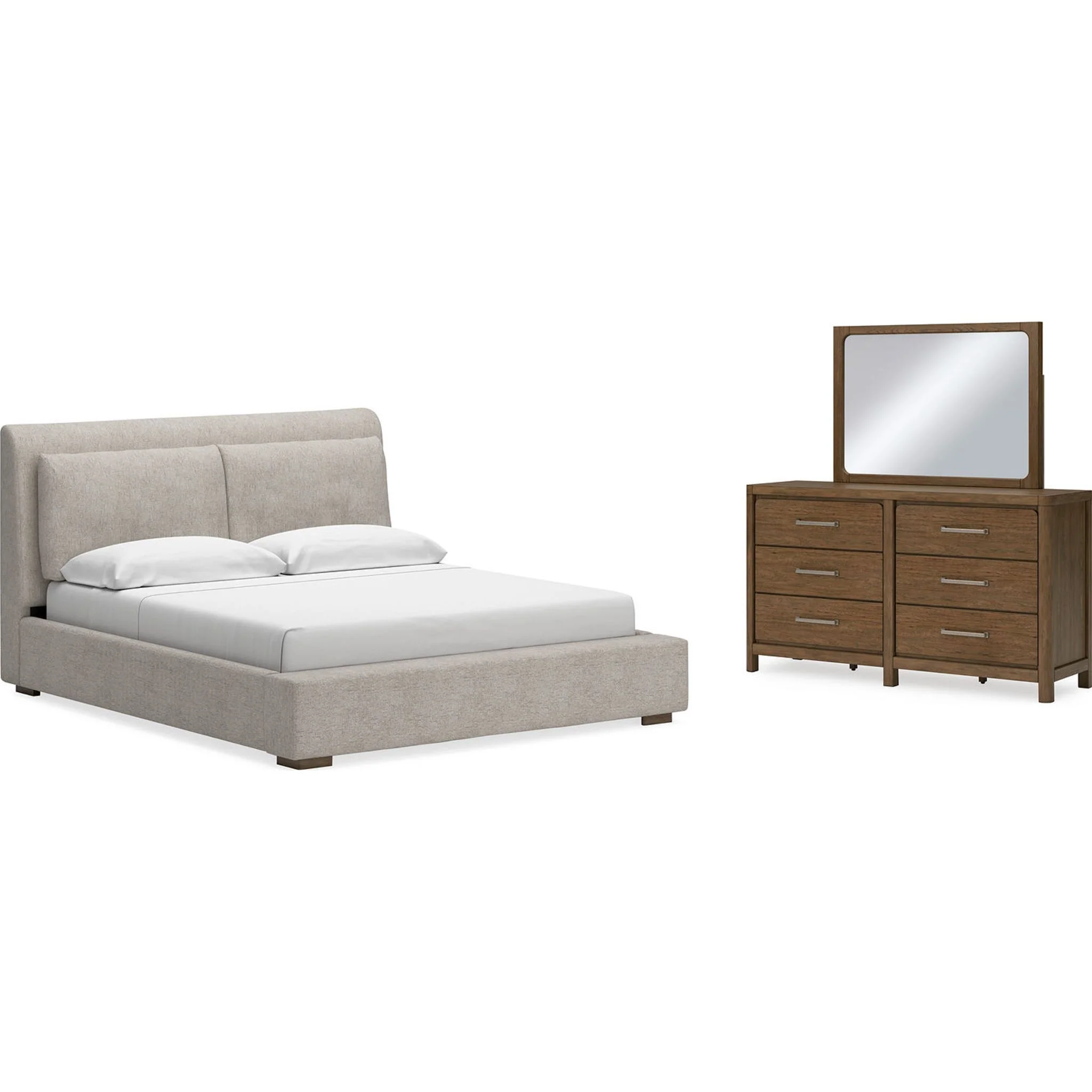 Cabalynn 5 Piece King Upholstered Bedroom
