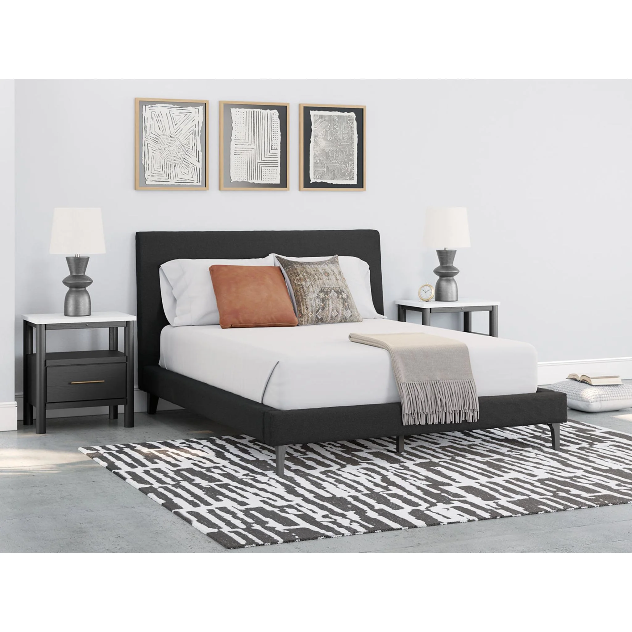 Cadmori 5 Piece Queen Upholstered Bedroom - Image 13