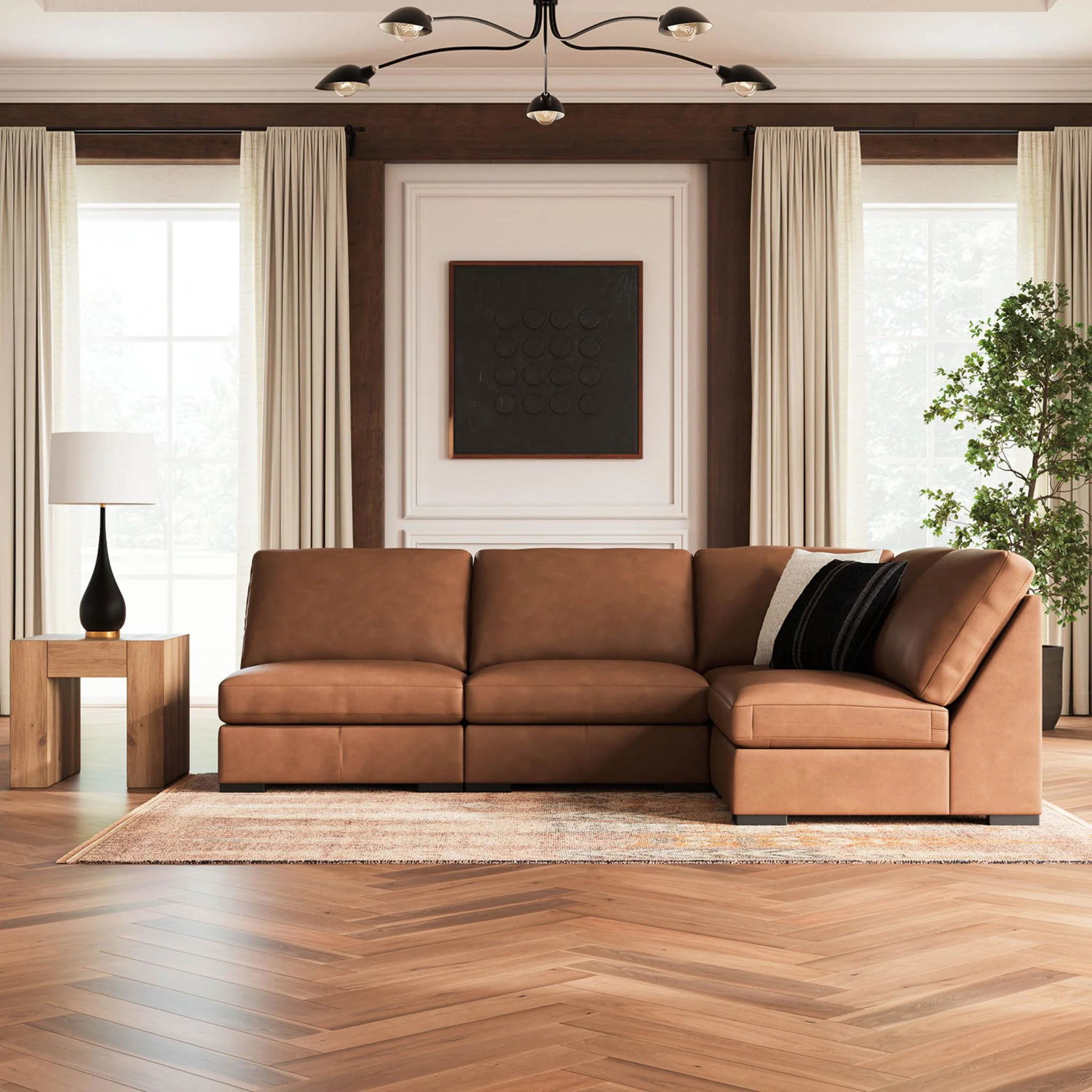 Calden-Exclusive 4 Piece Modular Sectional - Image 13