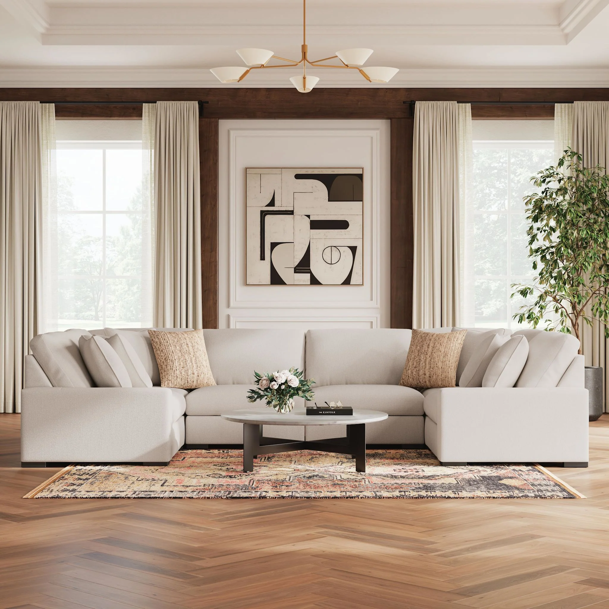 Calden-Exclusive 6 Piece Modular Sectional - Image 13