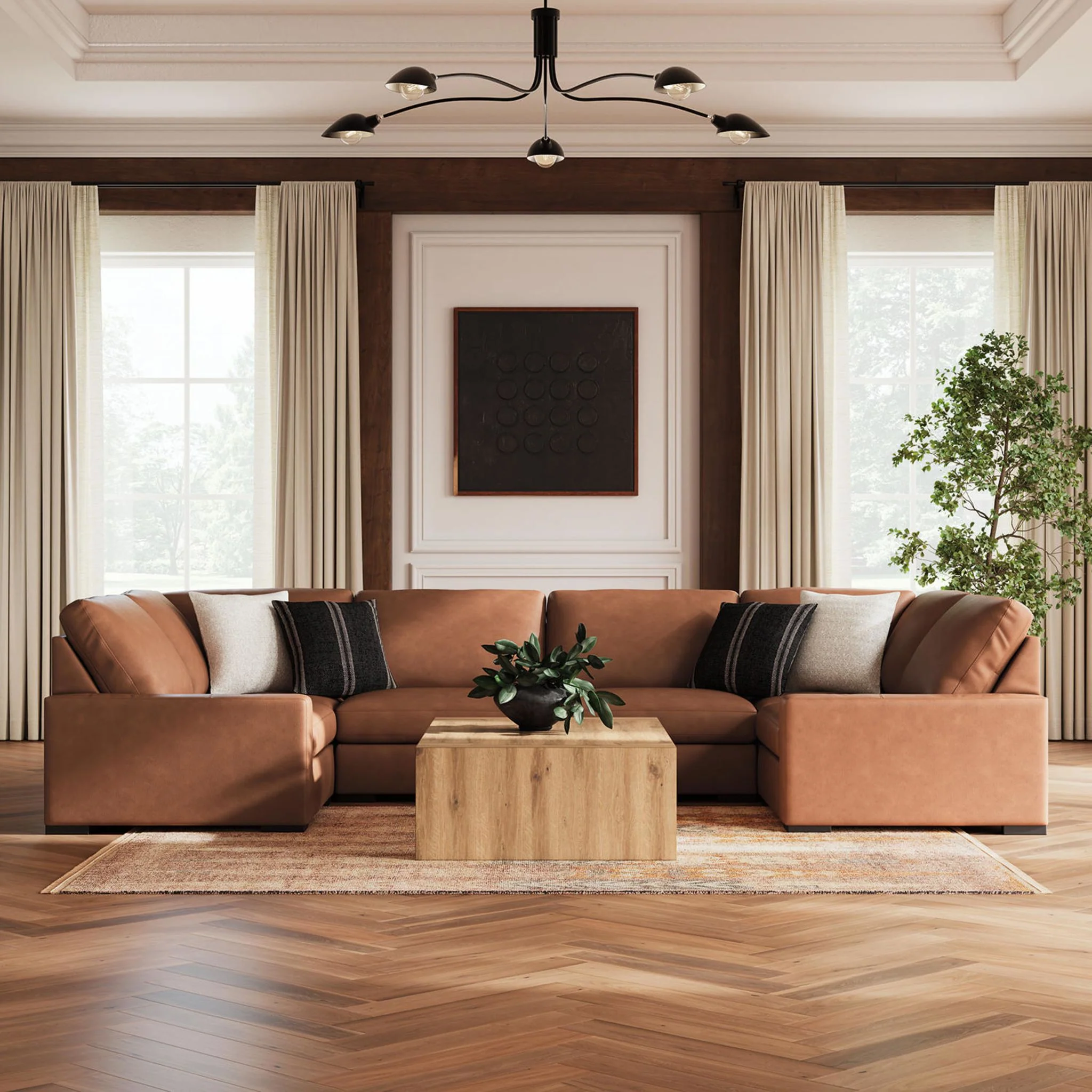 Calden-Exclusive 6 Piece Modular Sectional - Image 10