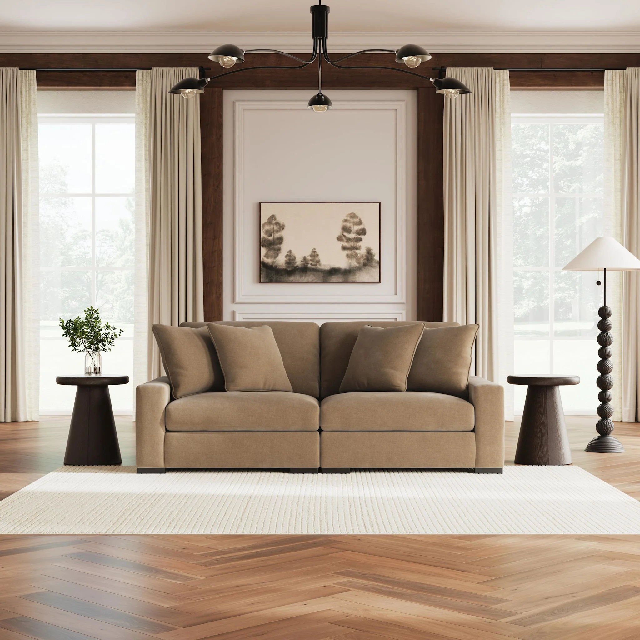 Calden-Exclusive 2 Piece Modular Sectional - Image 22