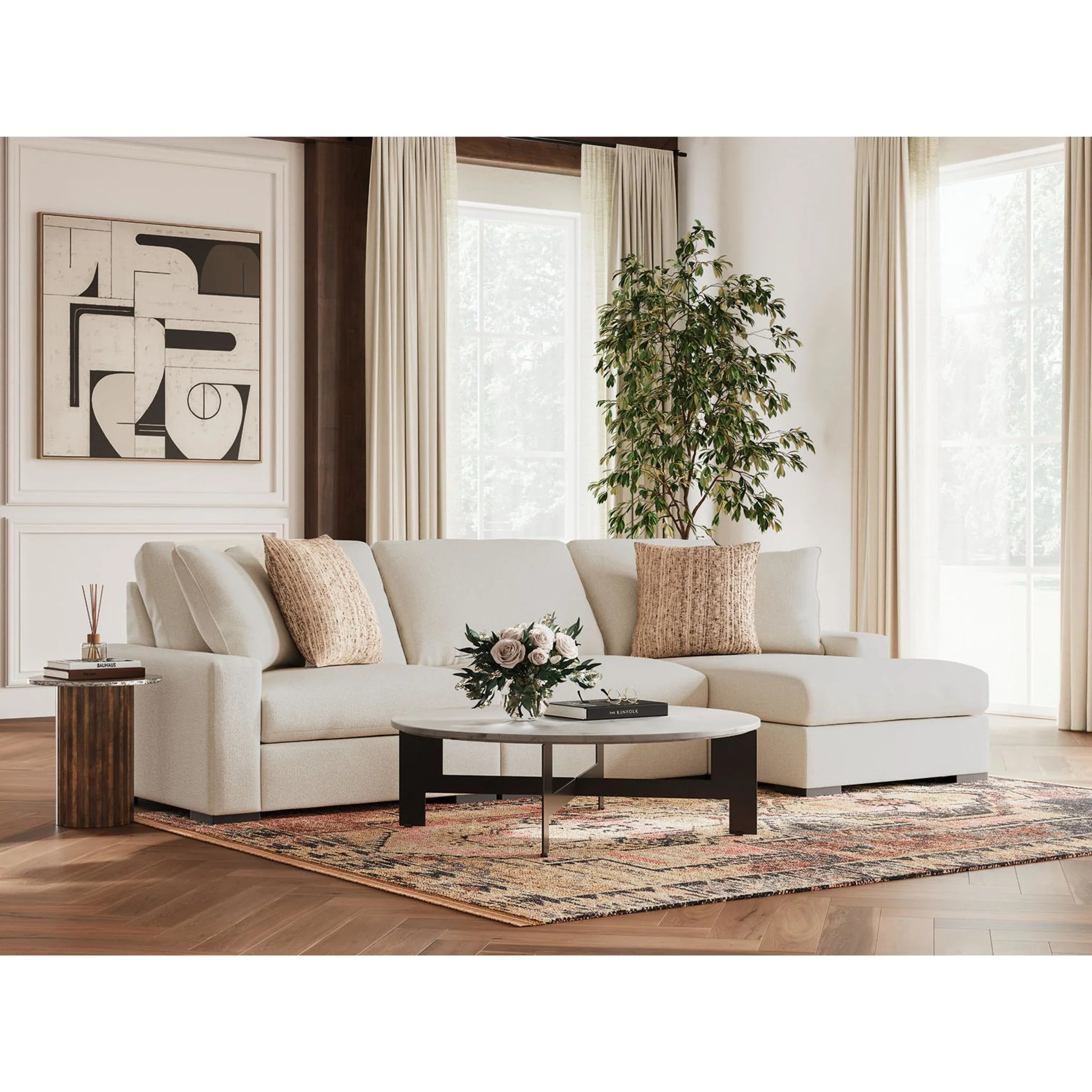 Calden-Exclusive Modular 3 Piece Sectional with Chaise - Image 37