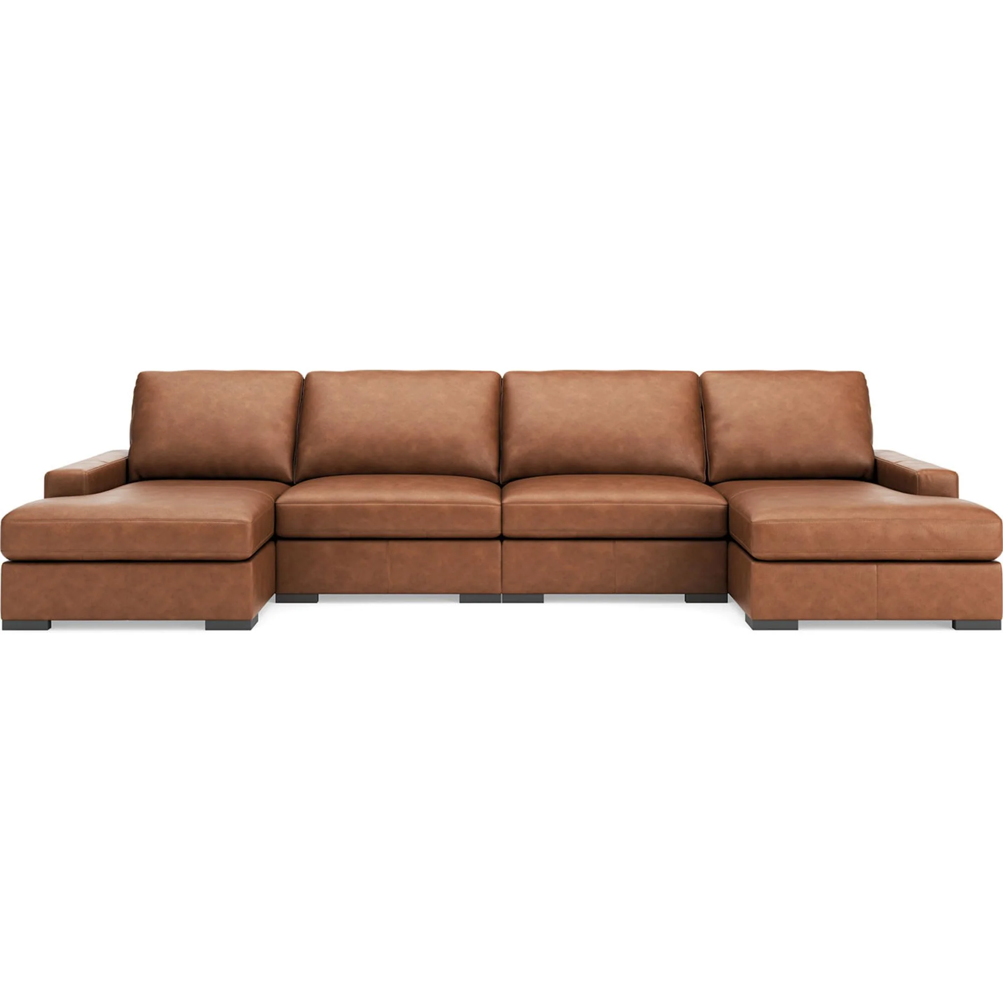 Calden-Exclusive 4 Piece Modular Sectional with Double Chaise - Image 6