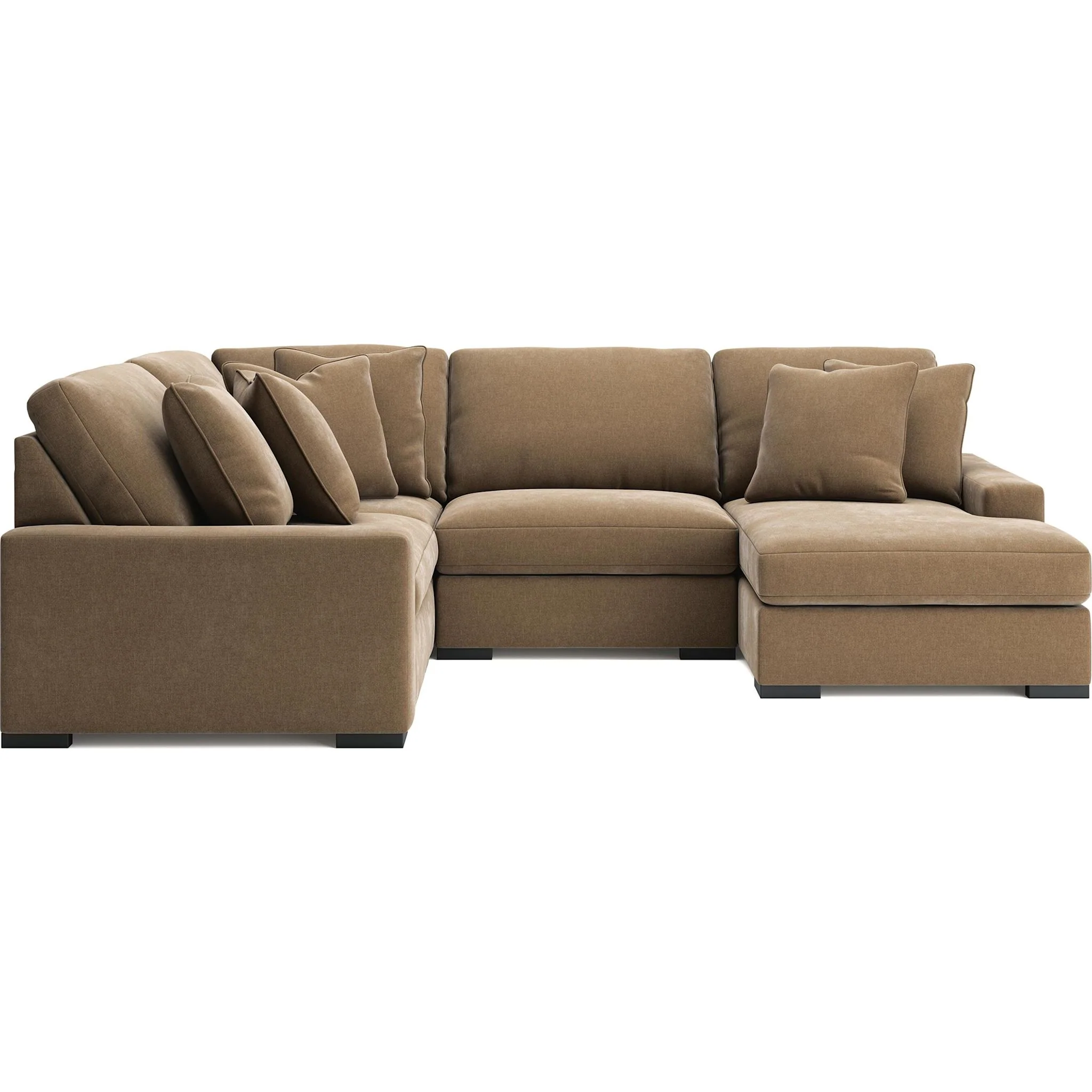 Calden-Exclusive 4 Piece Modular Sectional with Chaise