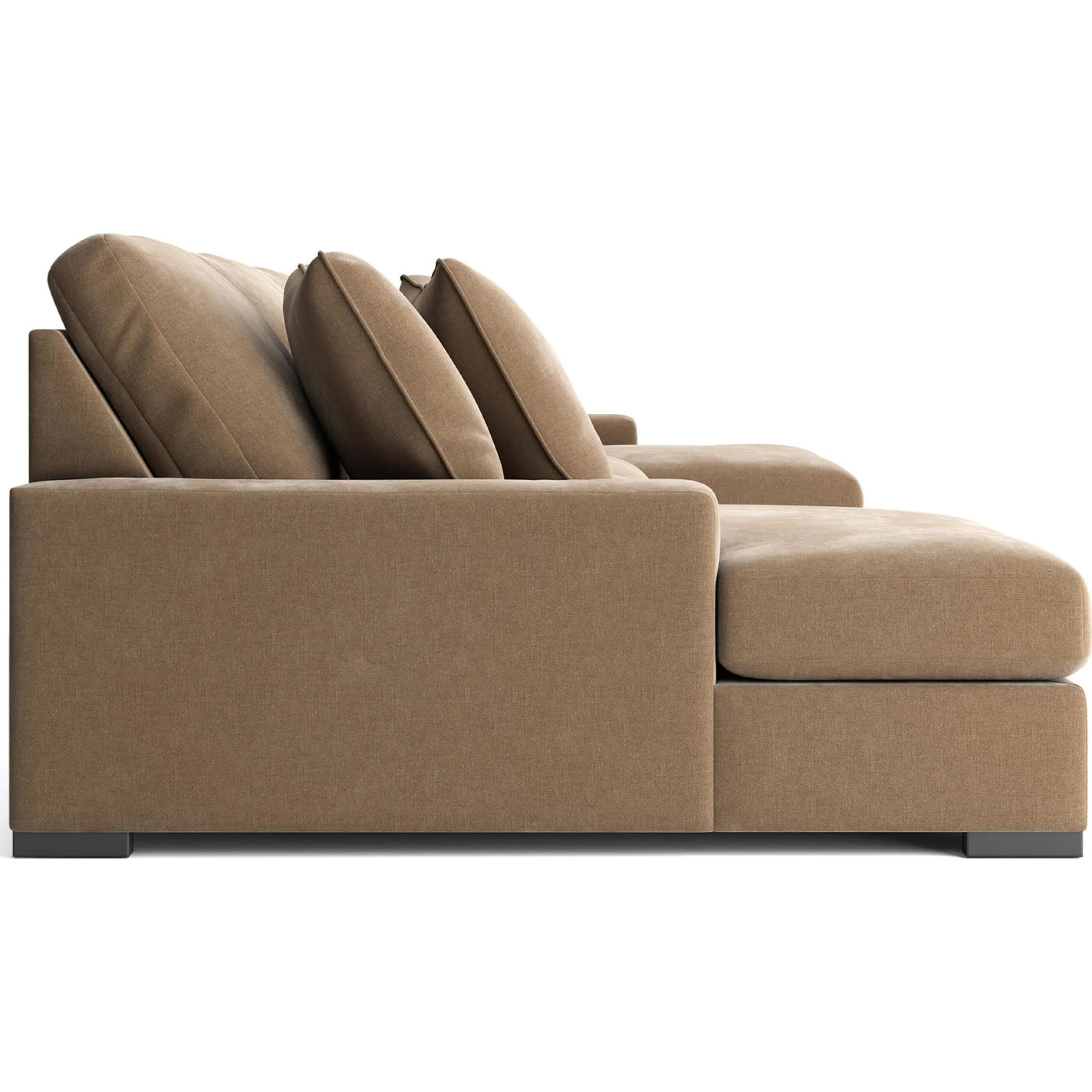 Calden-Exclusive 4 Piece Modular Sectional with Double Chaise - Image 7