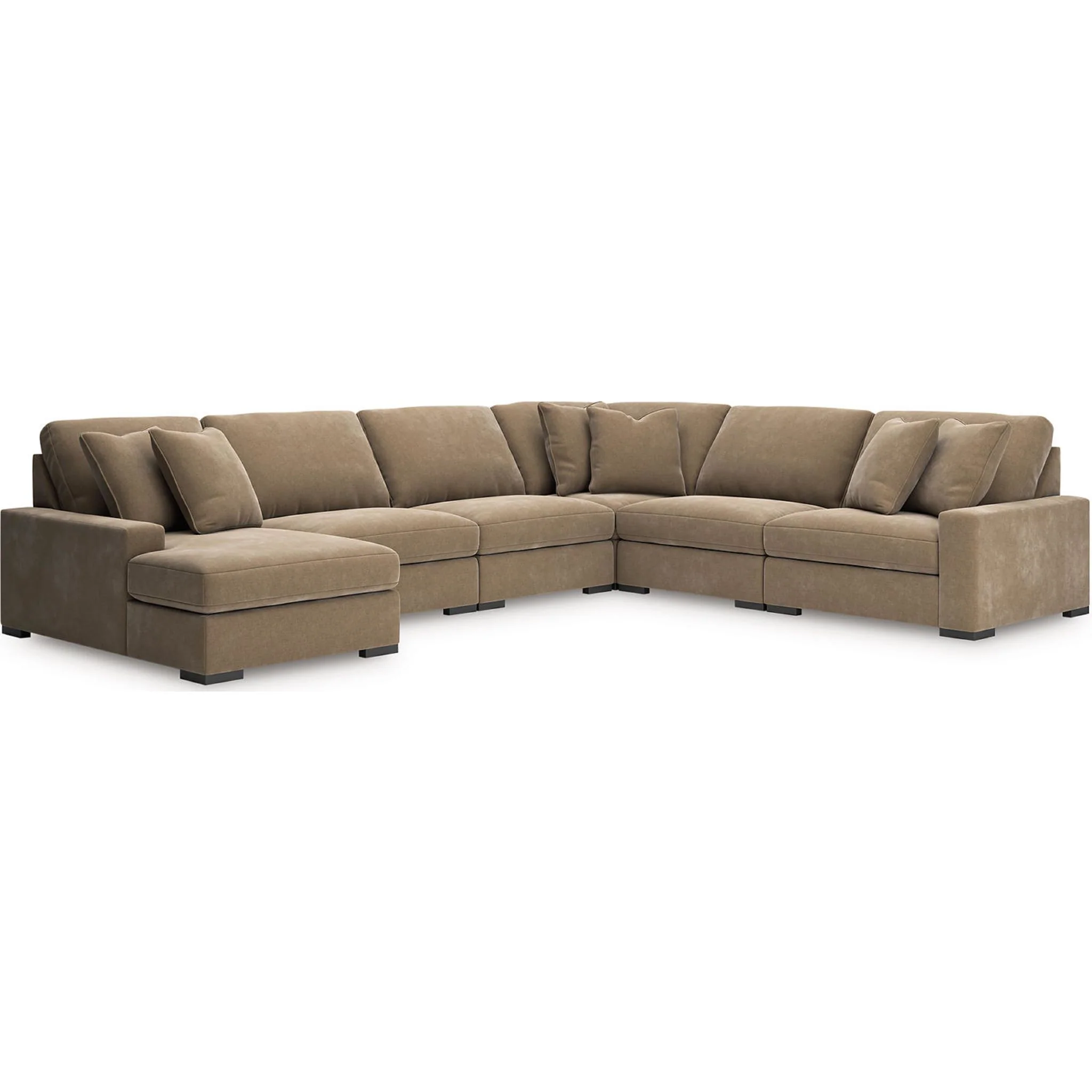 Calden-Exclusive 6 Piece Modular Sectional with Chaise - Image 75