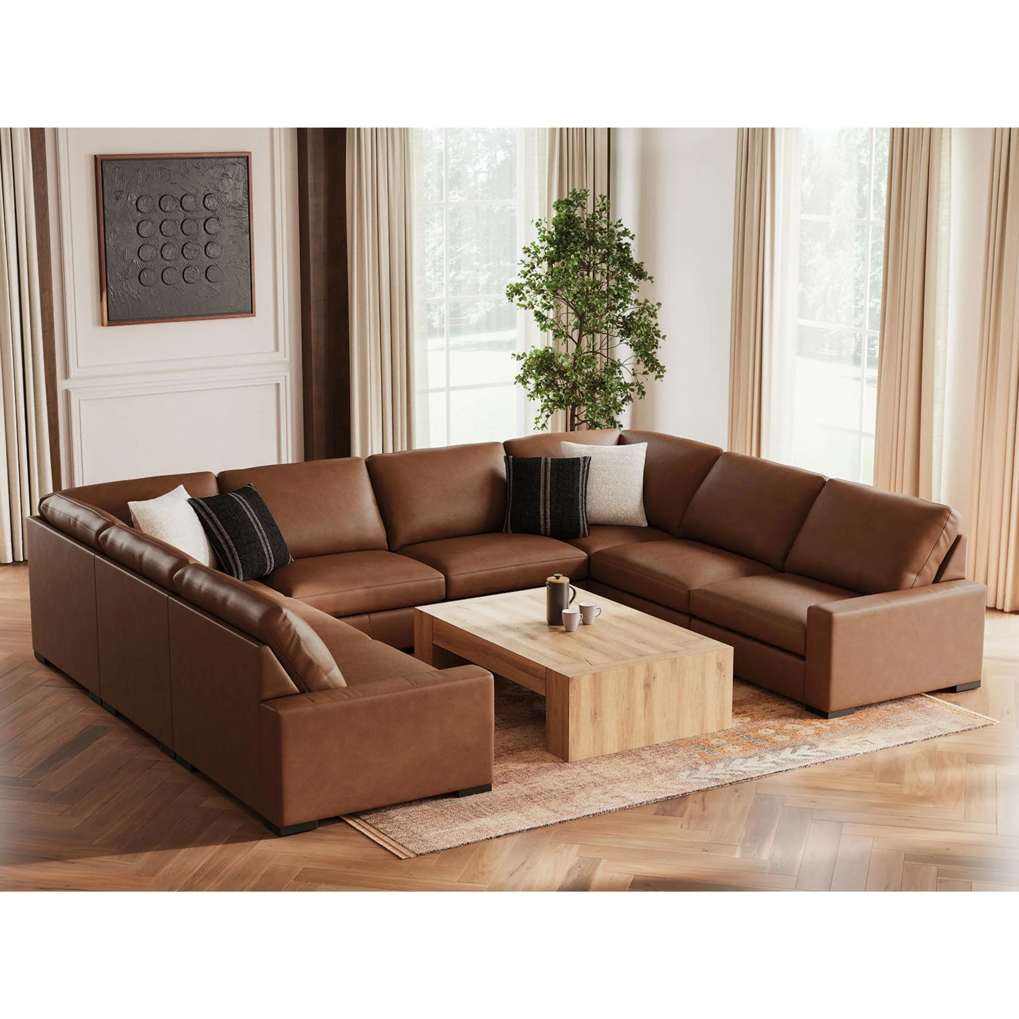 Calden-Exclusive 8 Piece Modular Sectional - Image 7