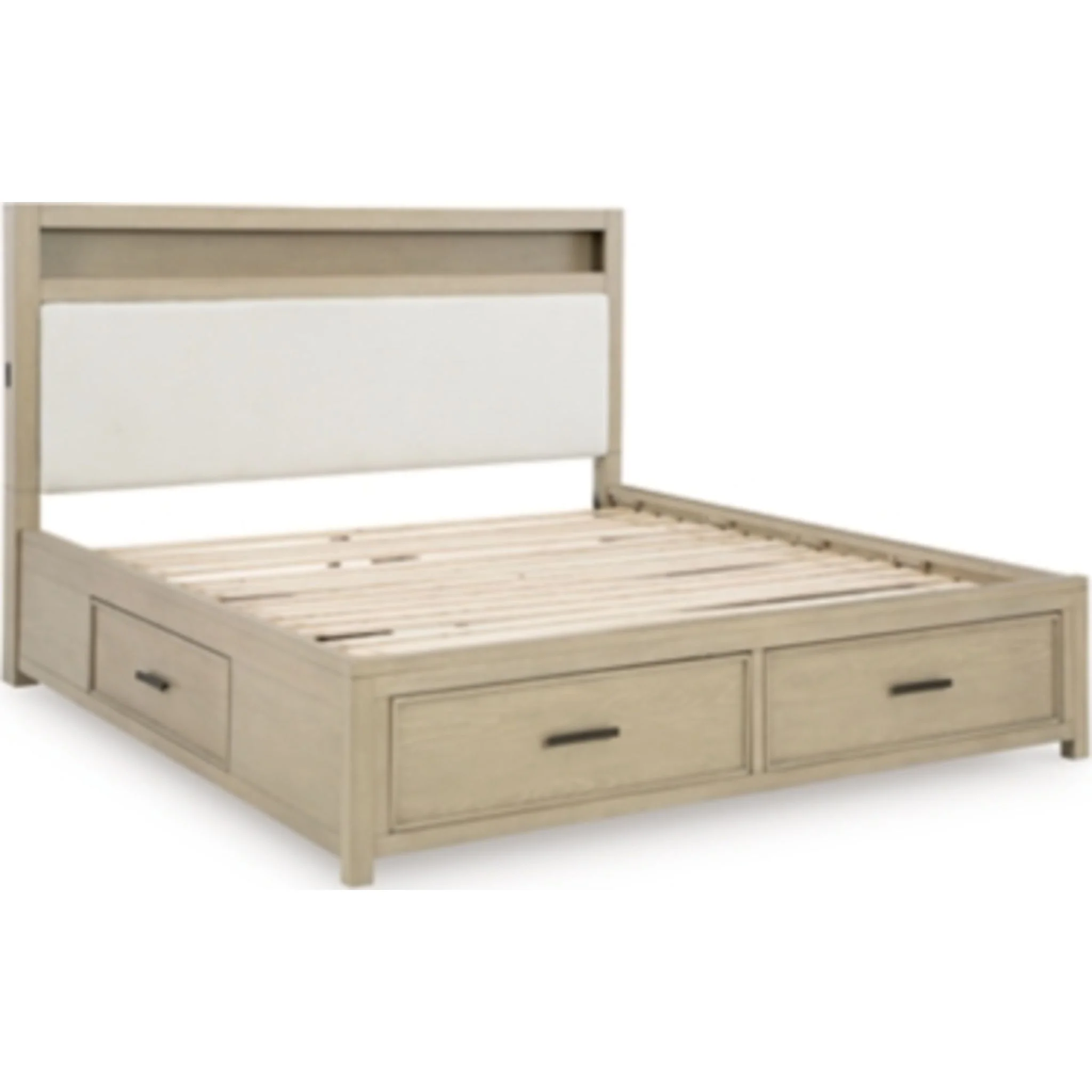 Calmoro-Exclusive Bookcase Storage Bed - Image 68