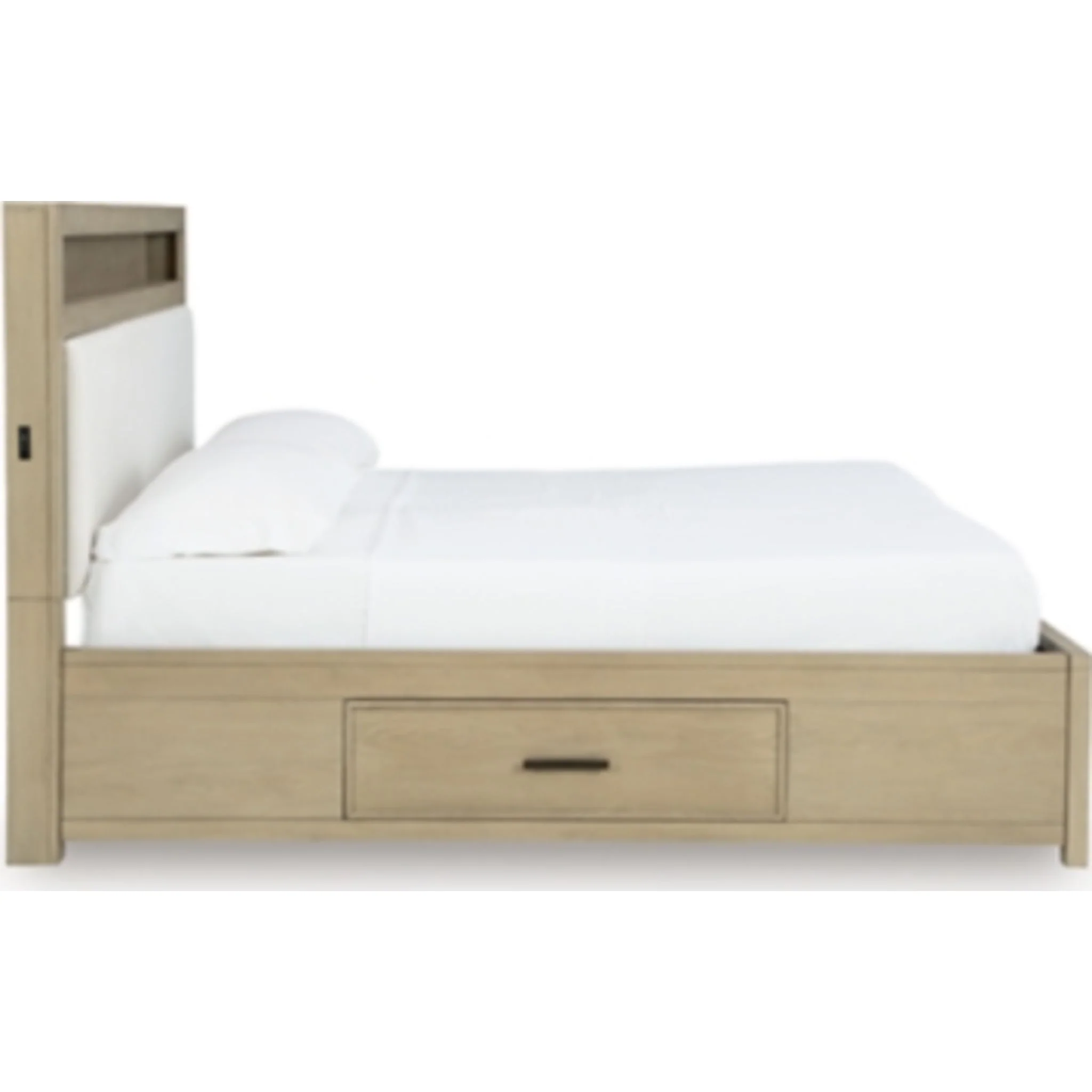 Calmoro-Exclusive Bookcase Storage Bed - Image 69